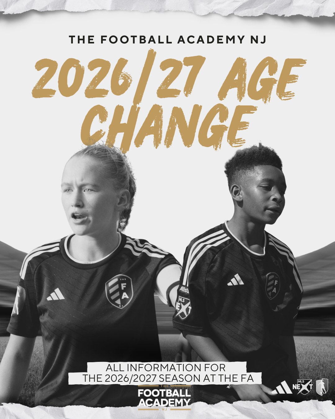 2026/27 AGE GROUP CHANGE
U.S. Soccer has announced that beginning with the 2026/27 season, youth soccer will move from the current birth year format (Jan 1 – Dec 31) to a new August 1 – July 31 age group format.
Here is what this means at The Football Academy NJ:
BOYS PROGRAM
• Black Teams (MLS NEXT Homegrown) U7 to U19: Will remain in the birth year format
• Gold Teams (MLS NEXT Academy) U7 to U19: Will move to the new August – July age format
GIRLS PROGRAM
• Girls Academy and all other leagues: All girls teams U7 to U19 will move to the new August – July age format
This means some players may move into a different age group depending on their birth date.
👉 We have included the full age group charts in the slides to help families easily see where their player falls for the 2026/27 season.
If you are unsure about your player’s age group, please reach out and we will help.
More information:
🌐 www.thefootballacademynj.com
🔗 Link in bio / Linktree
#TheFootballAcademy #TheFA #MLSNext #GirlsAcademy #NJYouthSoccer