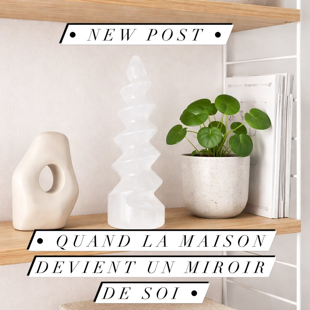 Viens découvrir notre nouveau blog post: Quand la maison devient un miroir de soi. Bonne lecture. https://www.chezmoiserein.ch/blog