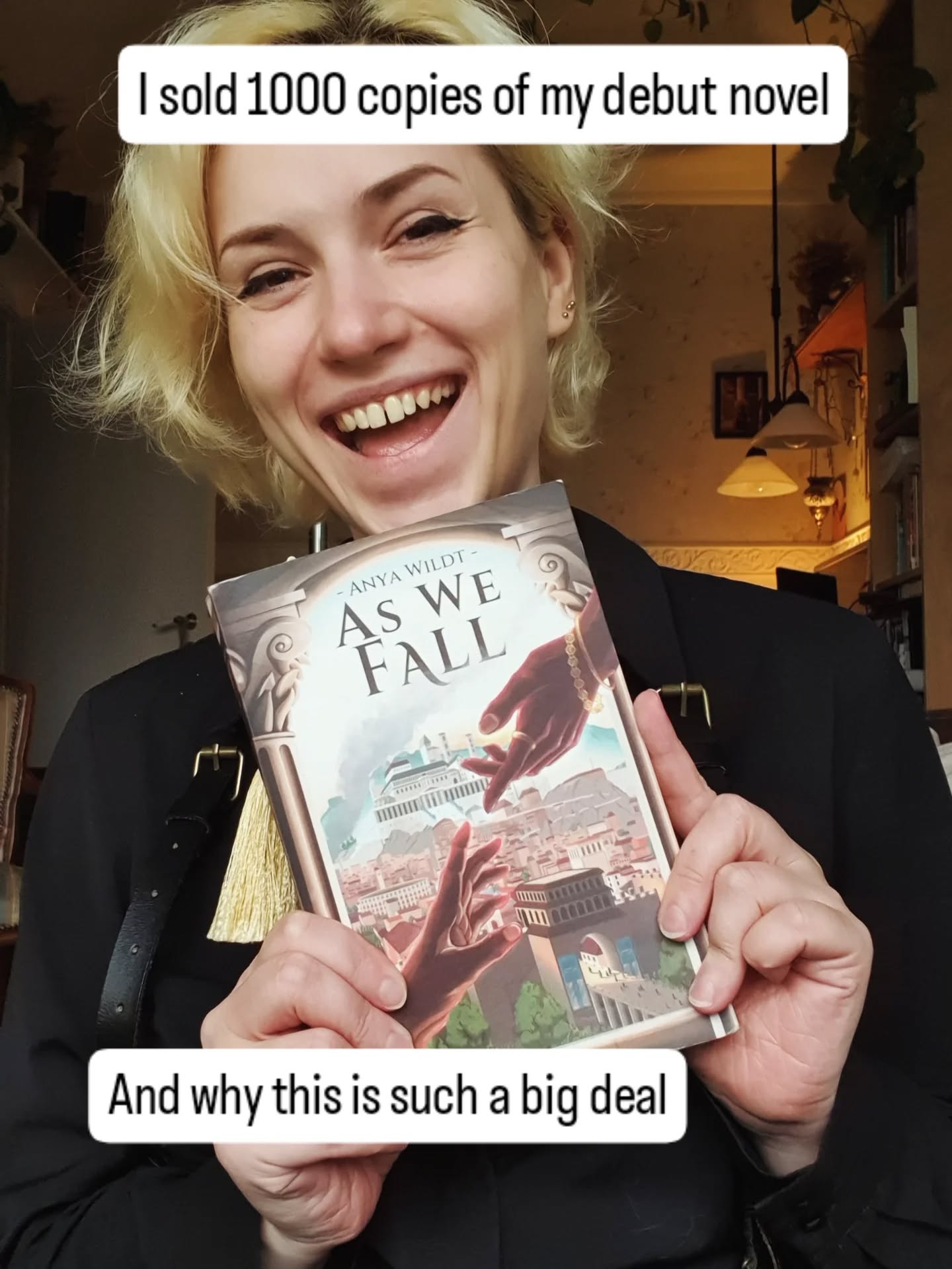 On why having sold 1000 copies of my debut novel is such a big deal 🥲🙏