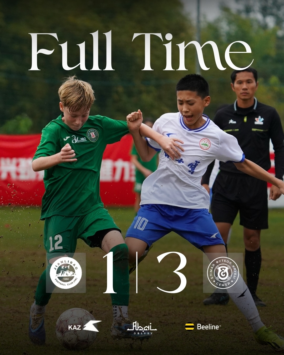 🇨🇳Қытайдағы кезекті жеңіс!
Фошань қаласының Jianlibao футбол командасын сенімді түрде жеңіп, өз деңгейімізді дәлелдедік!
Гол авторлары:
⚽ Олжасқали Иброхим қос голмен көзге түсті!
🎯 Рахибек Аңсар айып добын тамаша орындап, есепті еселеді!
@fc_elimai