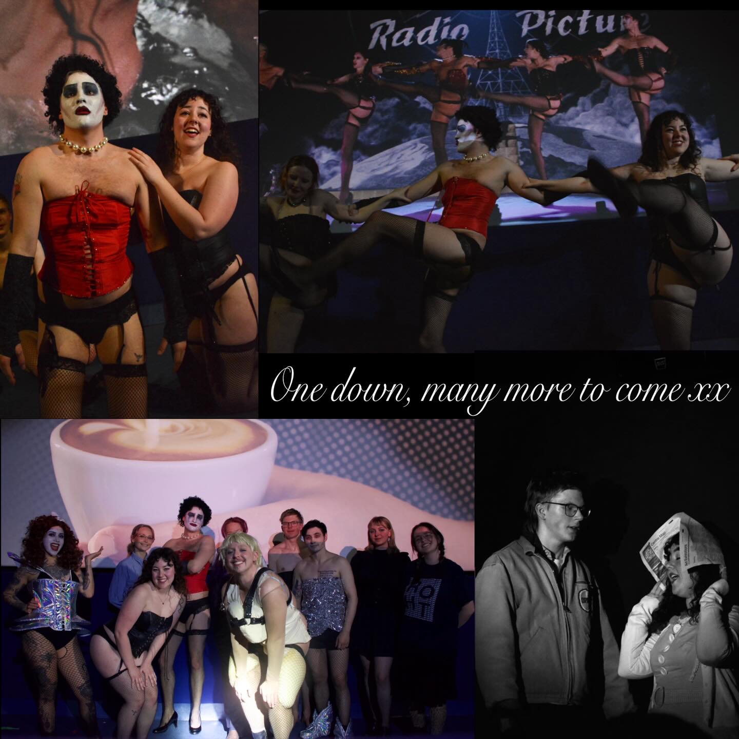 The first Rocky Horror shadow cast of its kind (probably) ever put on in Iceland. It was a fantastic show with a great team behind it, I really hope we get to see more shows just like it. If you were there be sure to let @bioparadis know how much you loved it too
#rockyhorror#timewarp#