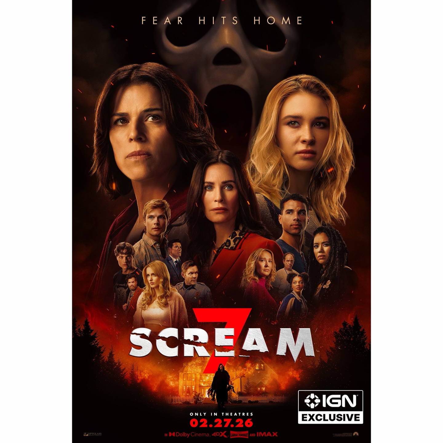 Scream 7 (2026)
•
Rating: ★
Swipe to Read Review! —>
•
TL;DR - Scream 7 is a lifeless nostalgia grab that abandons the momentum of 5 & 6 for a safe, cynical retread. After firing Melissa Barrera, the franchise lost its edge—and it shows. Sloppy writing, wooden performances, zero sharp meta commentary, and the worst Ghostface reveal yet. Huge letdown. Hated it.
•
Premise: When a new Ghostface killer emerges in the town where Sidney Prescott has built a new life, her darkest fears are realized as her daughter becomes the next target.
•
Paramount
Directed by Kevin Williamson
Screenplay by Kevin Williamson & Guy Busick
Story by Guy Busick & James Vanderbilt
Cast: Neve Campbell, Courtney Cox, Isabel May, Anna Camp, Joel McHale, Jasmin Savoy-Brown, Mason Gooding, Mckenna Grace, Sam Rechner, Matthew Lillard
Runtime: 1hr 54min
Rating: 14A
Horror, Mystery
•
IMDb Rating: 6.0/10
Rotten Tomatoes Score: 34%
RT Audience Score: 78%
Metacritic Score: 37
CinemaScore: B-
Letterboxd: 2.4/5
•
Fun Fact: According to Skeet Ulrich, the idea was for Sam Carpenter (Melissa Barrera), protagonist of the previous two movies, to finally embrace her inner darkness in the finale of this trilogy. “Exactly that. I was hoping for exactly that, and that’s sort of the idea that was pitched to me a couple years ago,” the actor says. “That it was a three-movie arc, with that in mind. Now, I never saw any of the drafts of seven or anything that. And I don’t know, I mean, it’s possible that it didn’t include any of that as well. But yeah, that was my hope is that if it was going to mean anything, that it directly impacted the plot.” None of this materialized when Spyglass Entertainment let Barrera go from production. (THIS WOULD’VE BEEN SO MUCH BETTER)
•
#film #movie #scream7 #nevecampbell #ghostface