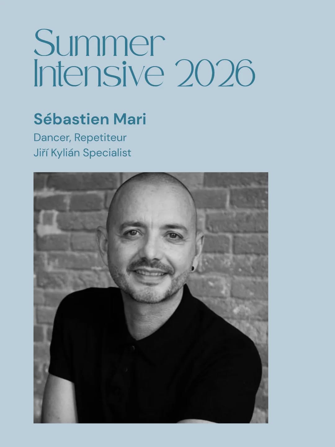Train with a Jiří Kylián Specialist this Summer🩵
We are honoured to welcome Sébastien Mari, Répétiteur & Jiří Kylián Specialist,
as Contemporary Dance Faculty at the
Rosenthal Ballett Summer Intensive 2026.
Internationally recognised for his deep expertise in the repertoire of Jiří Kylián, Sébastien Mari enjoyed a distinguished performing career with leading European companies, before becoming a trusted répétiteur. Today, he stages and coaches Kylián’s works for renowned ballet institutions worldwide and is known for his exceptional musicality, precision, and profound understanding of Kylián’s movement language.
At our Summer Intensive 2026,
Sébastien will guide dancers to embody:
✨ Fluidity and grounded technique
✨ A very nuanced musical interpretation
✨ Authentic contemporary expression
His classes challenge you technically while truly inspiring you musically and of course artistically. They are dynamic, focused and highly engaging. Perfect for dancers preparing for auditions as well as for those who want to grow beyond their current level.
In 2026, in fact, this very weekend, he is serving as a juror at the renowned Certamen de Danza Matsuri in Ávila @certamendanzamatsuri , a beautiful reflection of the trust and recognition he enjoys within the international dance community. We are honoured to be official scholarship partners of the Certamen Nacional de Danza Matsuri and are proud to support and encourage its outstanding young talents.🩵
This Summer Intensive 2026 your opportunity to immerse yourself in contemporary Kylián repertoire with a true specialist, working in small, carefully selected groups that allow for individual attention and meaningful artistic growth.
This highlights only a small part of Sébastien's dance career. Learn more about him at rosenthal-ballett.de/summer-intensive
