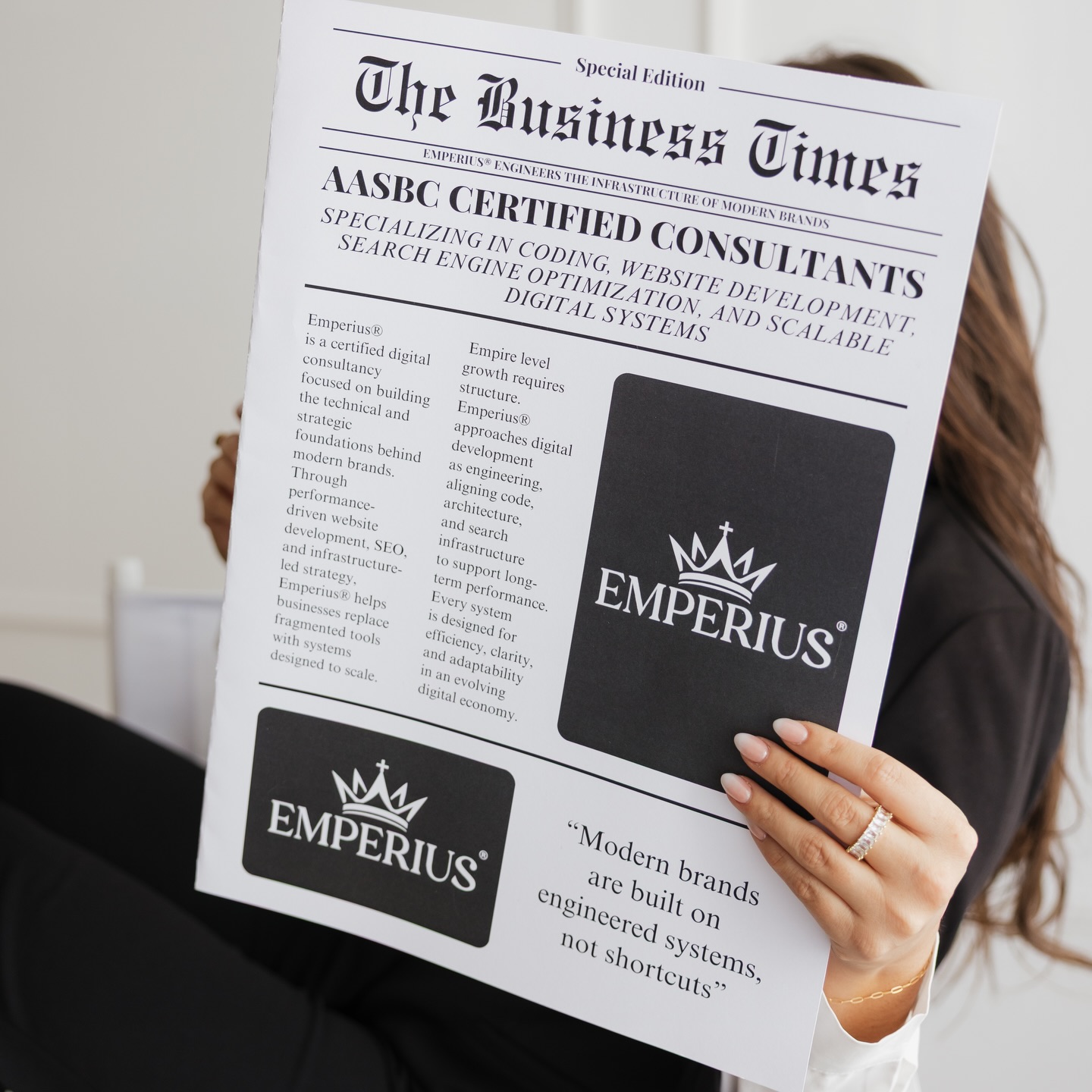 We are Emperius.
If you’re spending money on ads and not seeing a return, you’re not “testing.”
You’re leaking revenue.
We exist as your digital growth architects, engineering the infrastructure behind brands that scale. 🖤✨
Because traffic without structure is noise.
Clicks without conversion are wasted capital.
Backlinks without authority are vanity metrics.
We build:
• Conversion-optimized websites
• Search engine authority
• Clean data + tracking systems
• Revenue-driven SEO frameworks
• Scalable digital ecosystems
Modern brands aren’t boosted.
They’re engineered. 📈
Stop renting attention.
Start owning your growth. 👑
#emperius #digitalinfrastructure #builtnotboosted