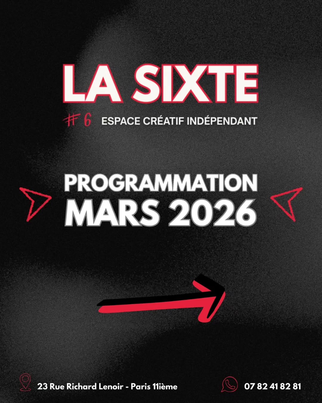 La programmation du mois de mars est là !
Rdv en story pour accéder à la billetterie dès maintenant 🔥