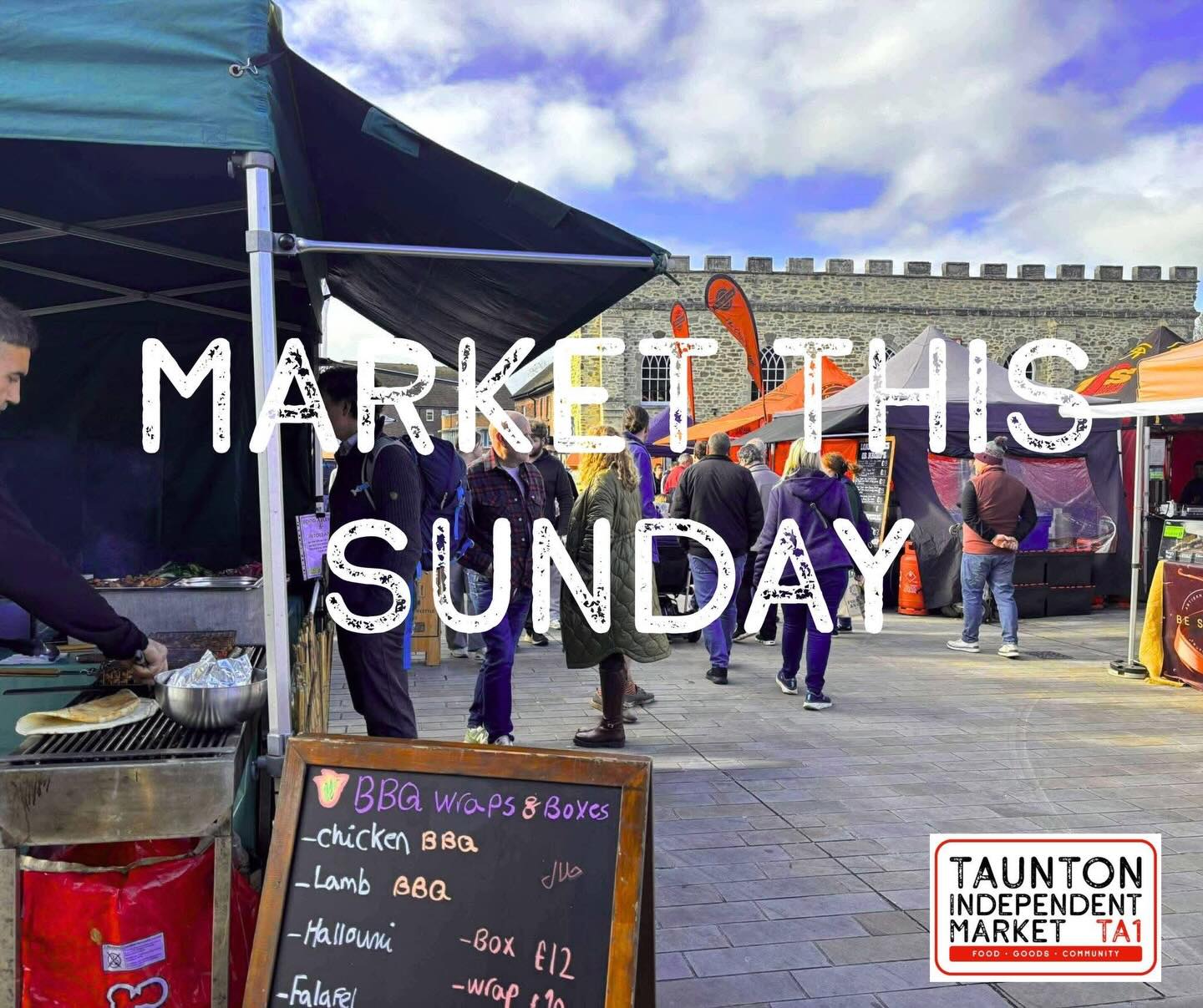 It’s our first Taunton Independent Market of 2026, PLUS it’s the Taunton Half Marathon this Sunday in Taunton! 🙌
Are you coming?
#taunton #somersetmarkets #tauntonhalfmarathon #marketday