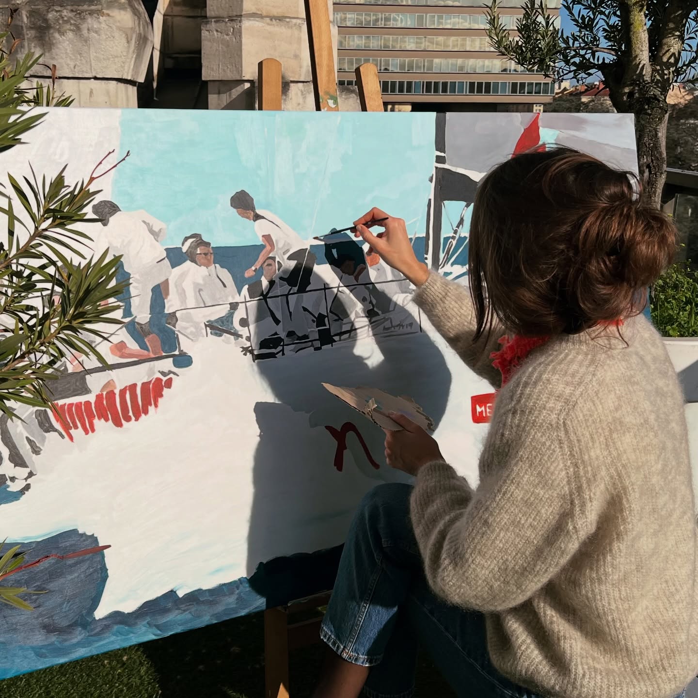 Work in progress.
Sun. Paint. Peace. ☀️