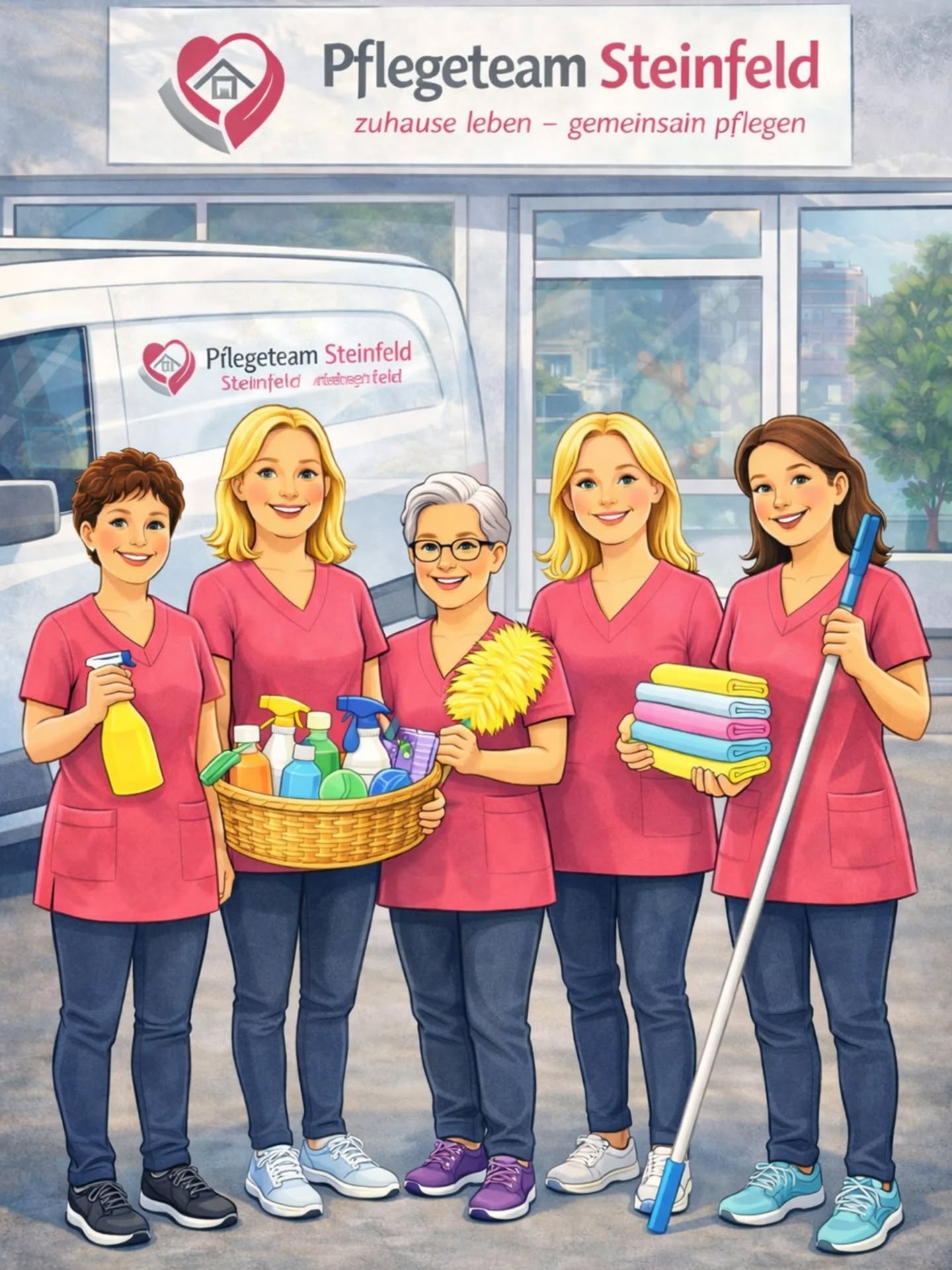 Moin Moin!
🌸Das Spiel mit der KI geht weiter.🌸
Unsere Putzfeen sind mehr als Unterstützung im Haushalt.
Sie sind ein fester Teil unseres Teams!
Mit einem Lächeln im Gesicht, einem offenen Ohr und viel Engagement sorgen sie dafür, dass sich unsere Klientinnen und Klienten zuhause wohlfühlen können.
Sie bringen nicht nur Ordnung in Räume und Struktur in den Alltag, sondern Leichtigkeit in schwierigen Zeiten!
Unsere Feen sind eine echte Entlastung für pflegende Angehörige.
Ob Staubwischen, Böden reinigen oder einfach ein paar freundliche Worte zwischendurch –
unsere Putzfeen arbeiten zuverlässig, respektvoll und mit ganz viel Herz.
#pflegeteamsteinfeld
#ambulanterpflegedienst
#ambulant
#entlastung
#putzfee