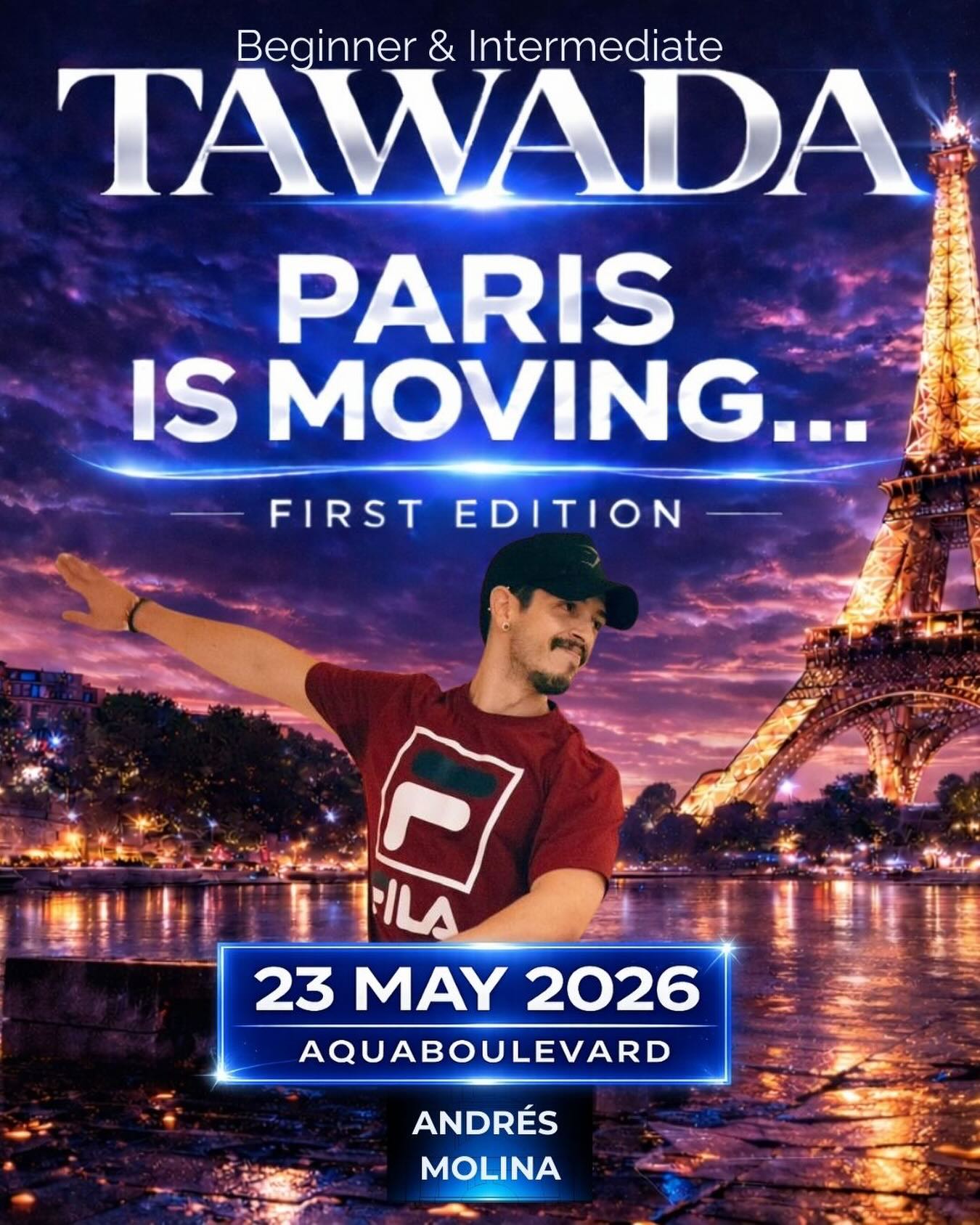 🔥 𝐓𝐀𝐖𝐀𝐃𝐀 - 𝐅𝐢𝐫𝐬𝐭 𝐄𝐝𝐢𝐭𝐢𝐨𝐧 𝐢𝐧 𝐏𝐚𝐫𝐢𝐬 🔥 C’est avec un IMMENSE plaisir que je vous partage cette super nouvelle!!! Je ferai partie de la première édition de cette belle aventure in Paris!!! Une organisation comme on aime grâce à notre imparable @musfitofficiel des profs incroyables sur scène, une ambiance assurée et des cours pour que TOUT le monde puisse s’amuser 🔥❤️🔥! Je vous assure que nous allons passer un moment de folie 😏🔥!
Viens t’amuser avec nous, on va mettre le feu sur scène🔥
Lien in bio!! ❤️🔥