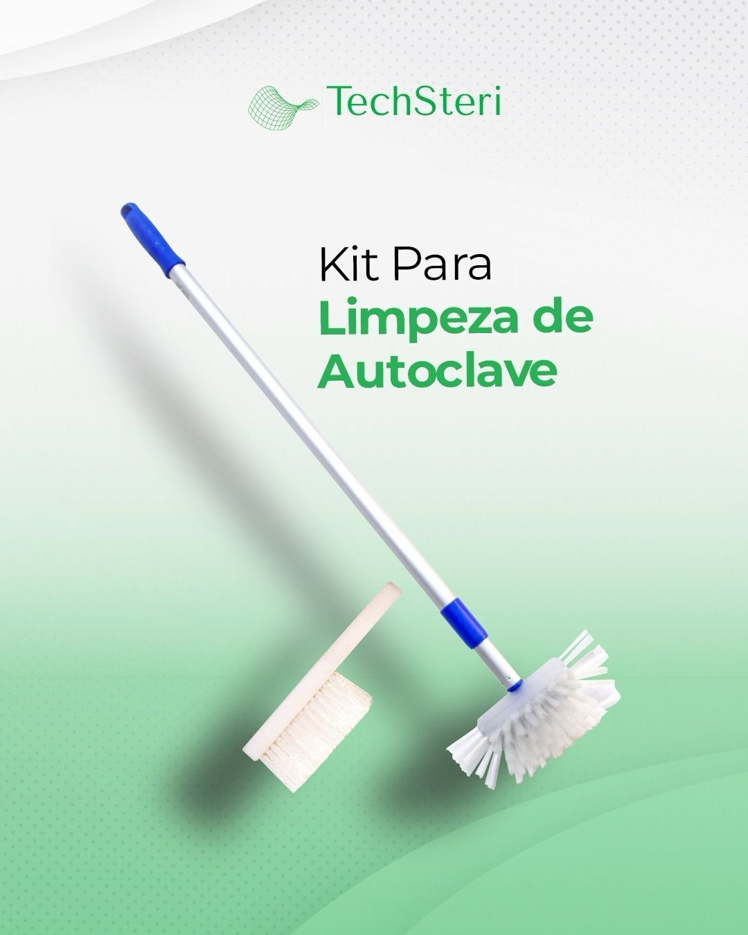 Sua autoclave também precisa de cuidados! 🛠️✨
📏 Diferenciais:
Cabo de alumínio extensível até 1,40m: Alcance o fundo de câmaras extensas sem esforço.
Acompanha escova de mão para detalhes e cantos difíceis.
Cerdas resistentes que não agridem a estrutura do equipamento.
Quando foi a última vez que você fez aquela limpeza profunda na câmara? Conta pra gente nos comentários! 💬👇