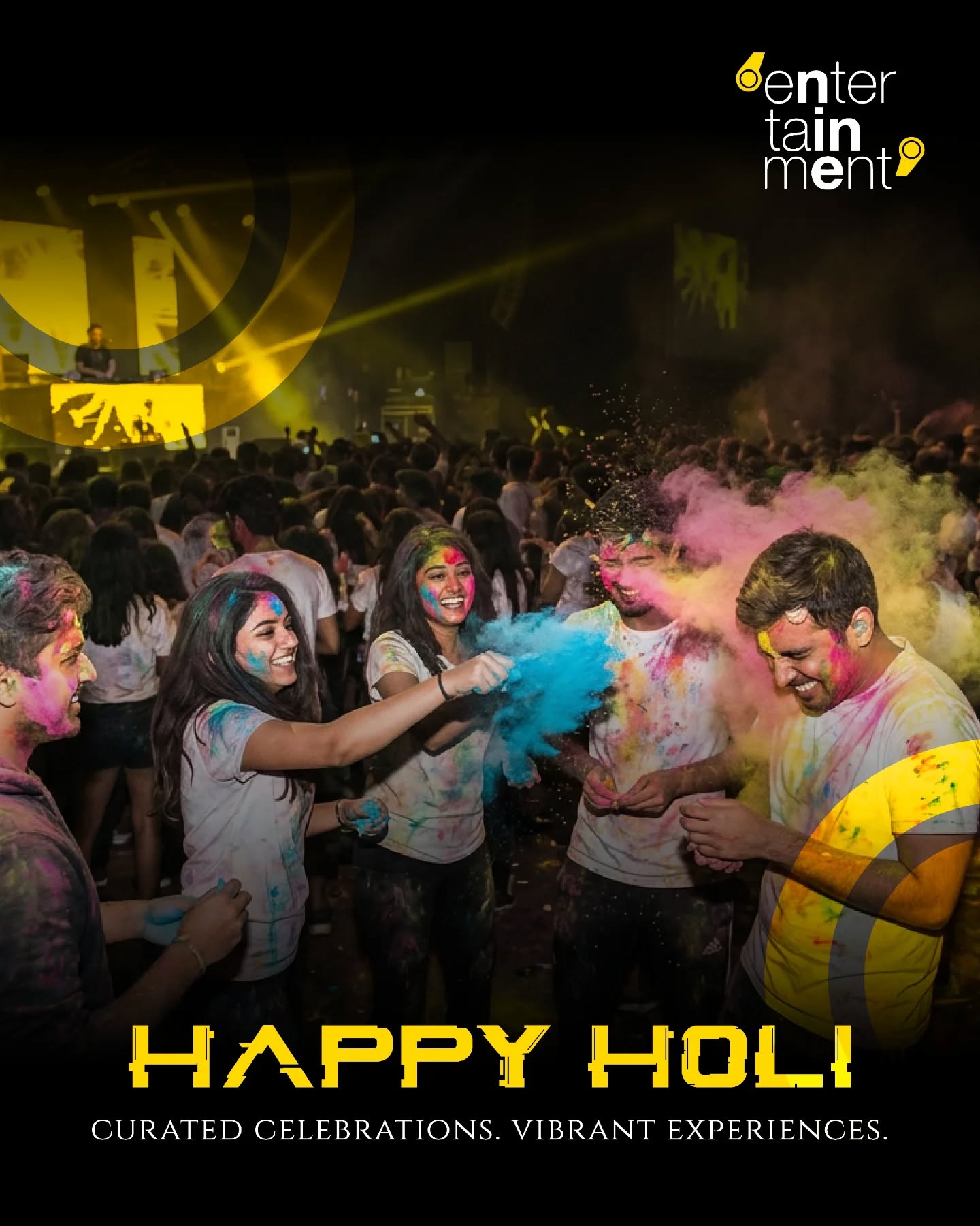 Color brings the celebration. Sound brings the energy.
Wishing you a vibrant and safe Holi
#entertainmentnine #holifestival #eventstyling #celebration