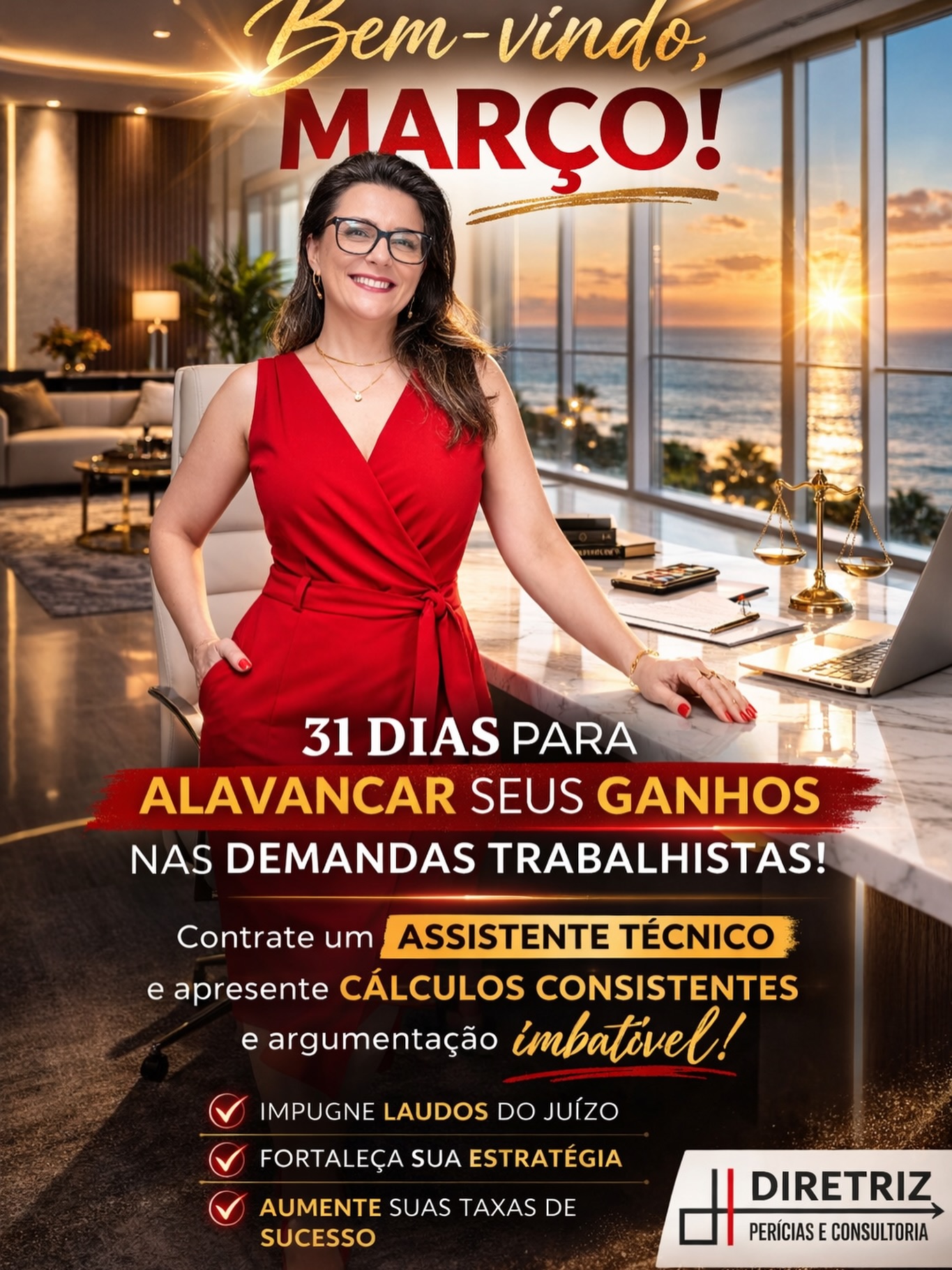 BEM-VINDO, MARÇO! 31 DIAS PARA ELEVAR O NÍVEL DAS SUAS DEMANDAS TRABALHISTAS.
Quantas ações você pretende protocolar este mês?
E em quantas delas seus CÁLCULOS realmente sustentam sua TESE?
Na advocacia trabalhista atual, não basta argumentar bem.
É preciso apresentar CÁLCULOS CONSISTENTES, impugnar com base técnica e antecipar inconsistências do laudo do juízo.
Um ASSISTENTE TÉCNICO não é custo.
É ESTRATÉGIA.
✔️ Fundamentação técnica sólida
✔️ Impugnações com embasamento matemático
✔️ Redução de riscos
✔️ Aumento real das TAXAS DE ÊXITO
✔️ Valorização dos honorários
Março tem 31 dias.
Mas cada processo pode representar anos de impacto financeiro para o seu cliente — e para o seu escritório.
Se você quer ALAVANCAR RESULTADOS nas demandas trabalhistas, este é o mês de estruturar sua atuação com inteligência técnica.
📩 Chame no direct e fortaleça suas ações com BASE PERICIAL.
Advocacia estratégica se constrói com técnica.