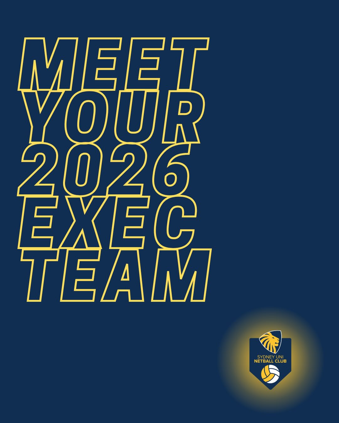 Introducing your Exec Team for 2026!! We are all looking forward to another great season with the club this year! #rawr #SUNC 💛💙