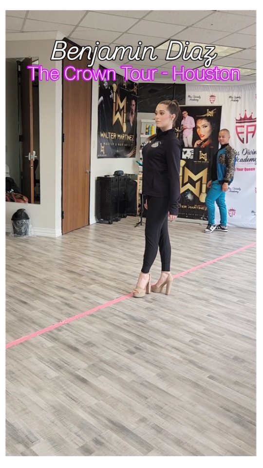 The Crown Tour in Houston with Benjamin Diaz was amazing! Since 2021, TCM Girls have had the honor of working with Benjamin to polish up stage projection, technique, and posture. It was a busy three days but we had a blast! #thecrowningmoment #winning #queen #model #coaching