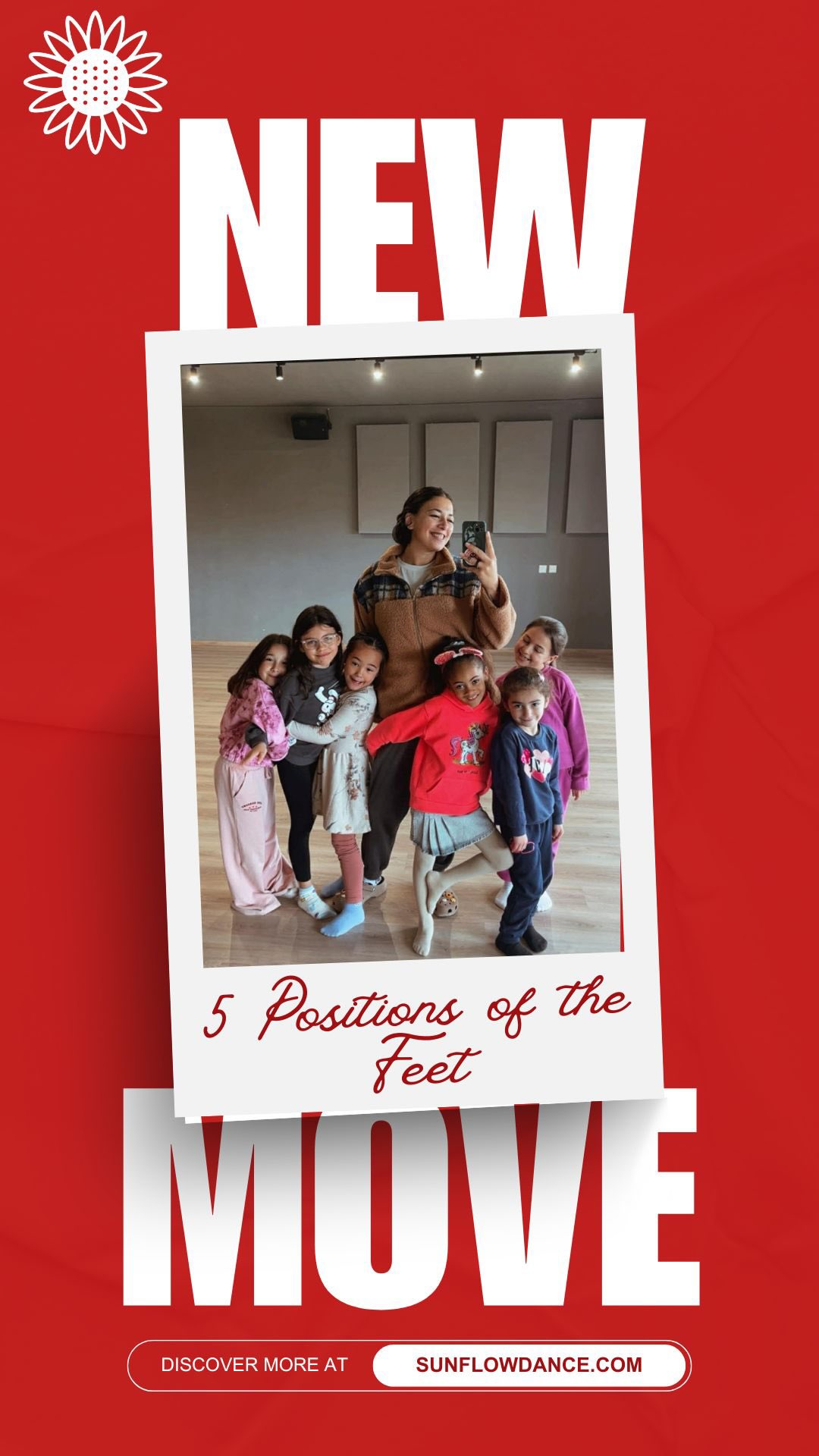 🌻 SUNFLOW Dance Tutorials – Week 8 🌻
This week we’re learning the 5 Basic Positions of the Feet 👣✨
1️⃣ 1st Position
2️⃣ 2nd Position
3️⃣ 3rd Position
4️⃣ 4th Position
5️⃣ 5th Position
These are the foundation of ballet and so many other dance styles 💃🕺
💡 Remember:
✔️ Knees straight
✔️ Tummy tucked in
✔️ Squeeze your patata 😄🍑
Strong basics = strong dancers 🌟
📍 Kids dance classes every Saturday
📍 Mosta, Malta
#SunflowDance #KidsDance #BalletBasics #DanceTutorials #DanceForKids