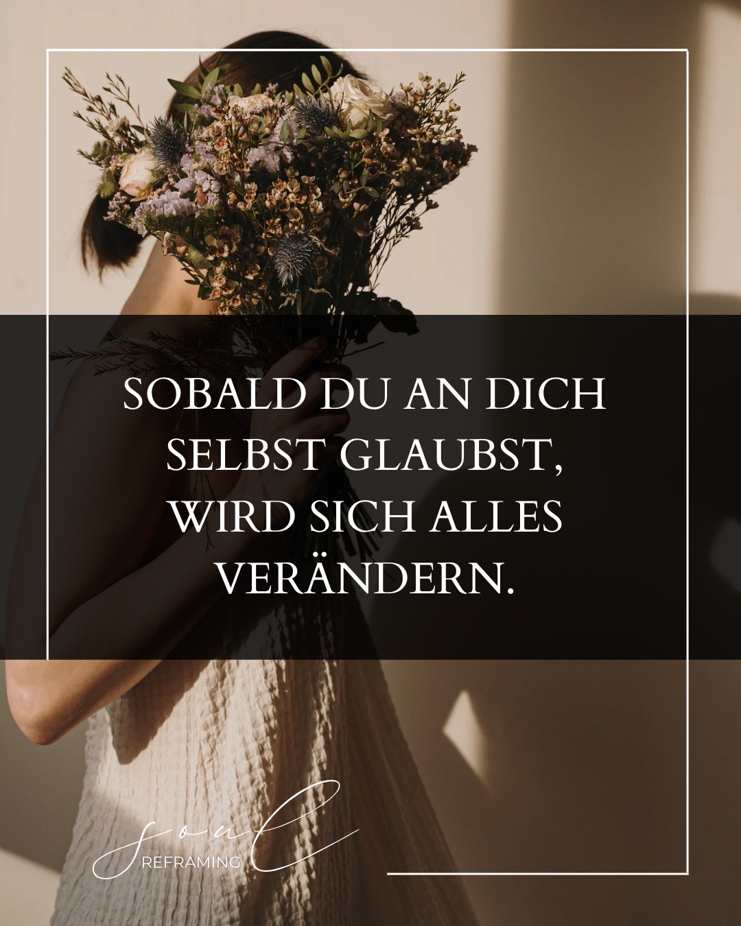 In dem Moment, in dem du aufhörst, dich ständig infrage zu stellen, hört auch die Welt auf, dich klein zu halten. Du triffst
Entscheidungen klarer. Du setzt Grenzen ruhiger. Du gehst Schritte, die du dich früher nicht getraut hättest.
