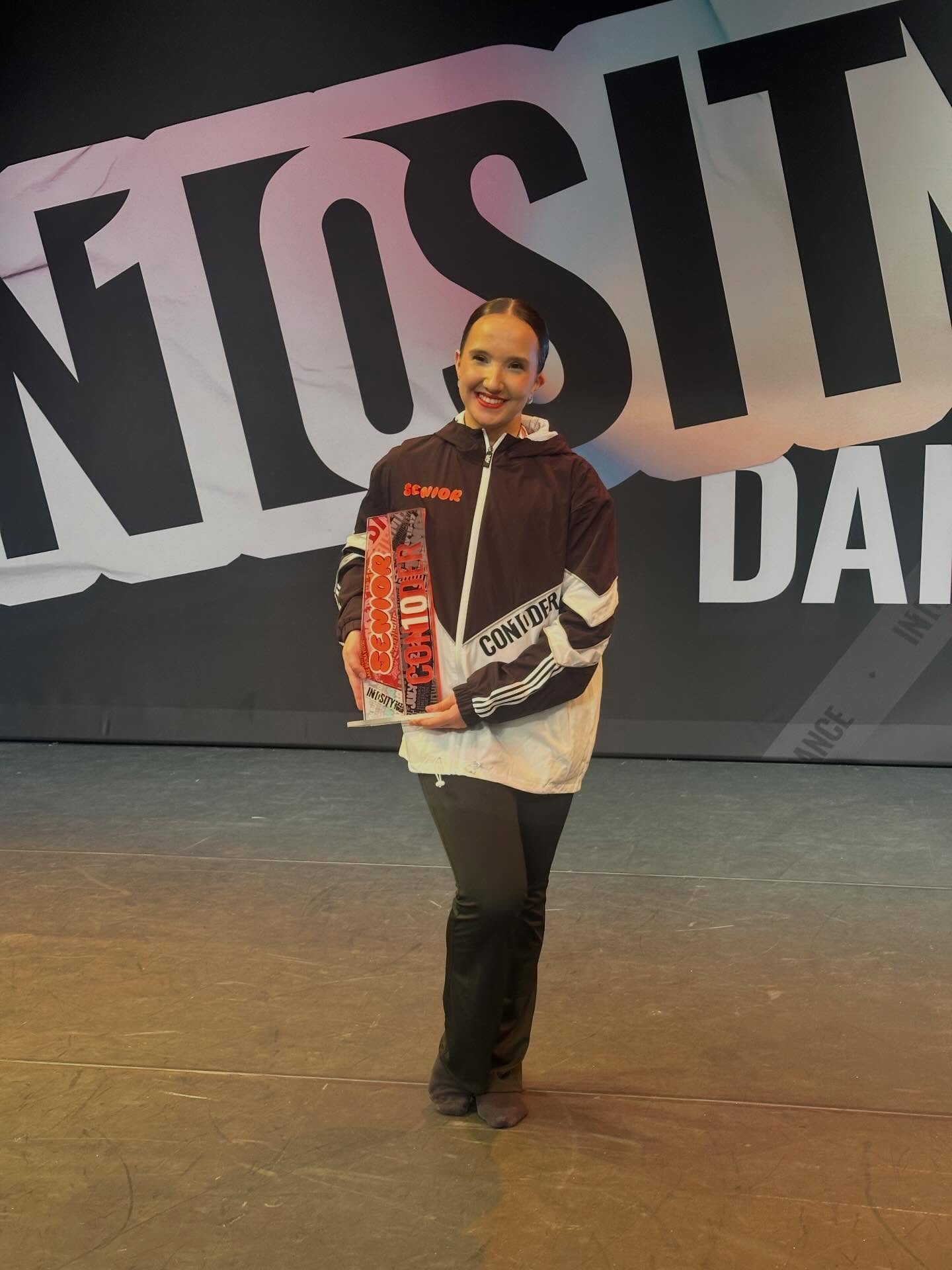 Universalโs Teen and Sr Con10der winners! Congratulations @avadonza and @dancin_ellie! We are so proud of you both!๐