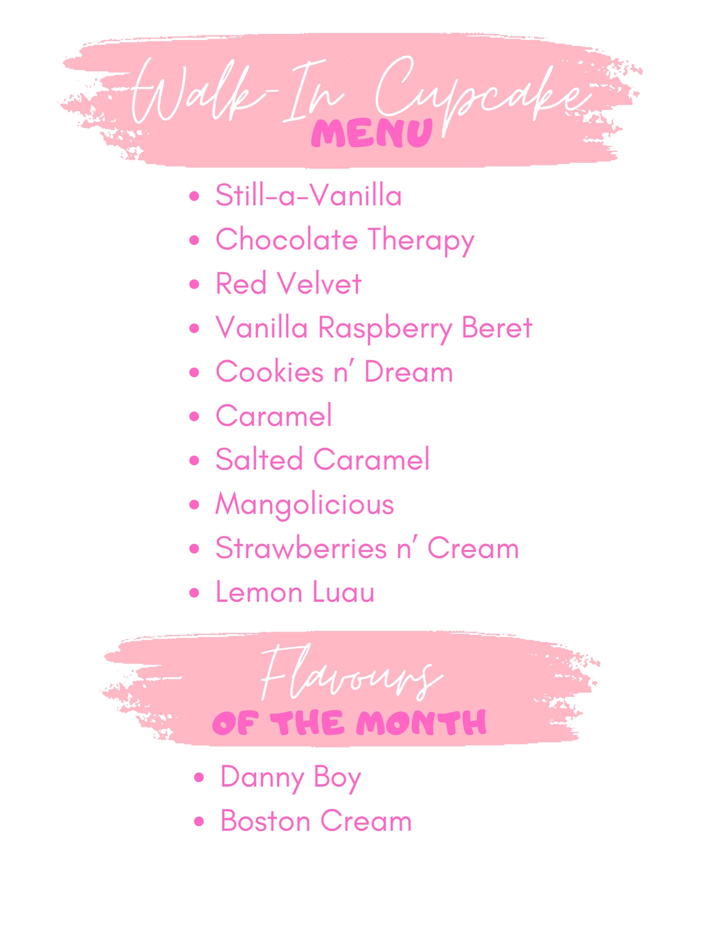 March menu dropping tomorrow😋🧁
We’re bringing back a crowd fave — Lemon Luau (now upgraded with a luscious lemon curd filling 🍋✨) — plus two new Flavours of the Month: Danny Boy and Boston Cream.
A little something classic, a little something new… see you at the counter 💛
#MississaugaBakery #MississaugaCakes #MississaugaEats #NutFreeBakery #CupcakeShop #FlavourOfTheMonth #LemonLovers #BostonCream #SupportLocalMississauga