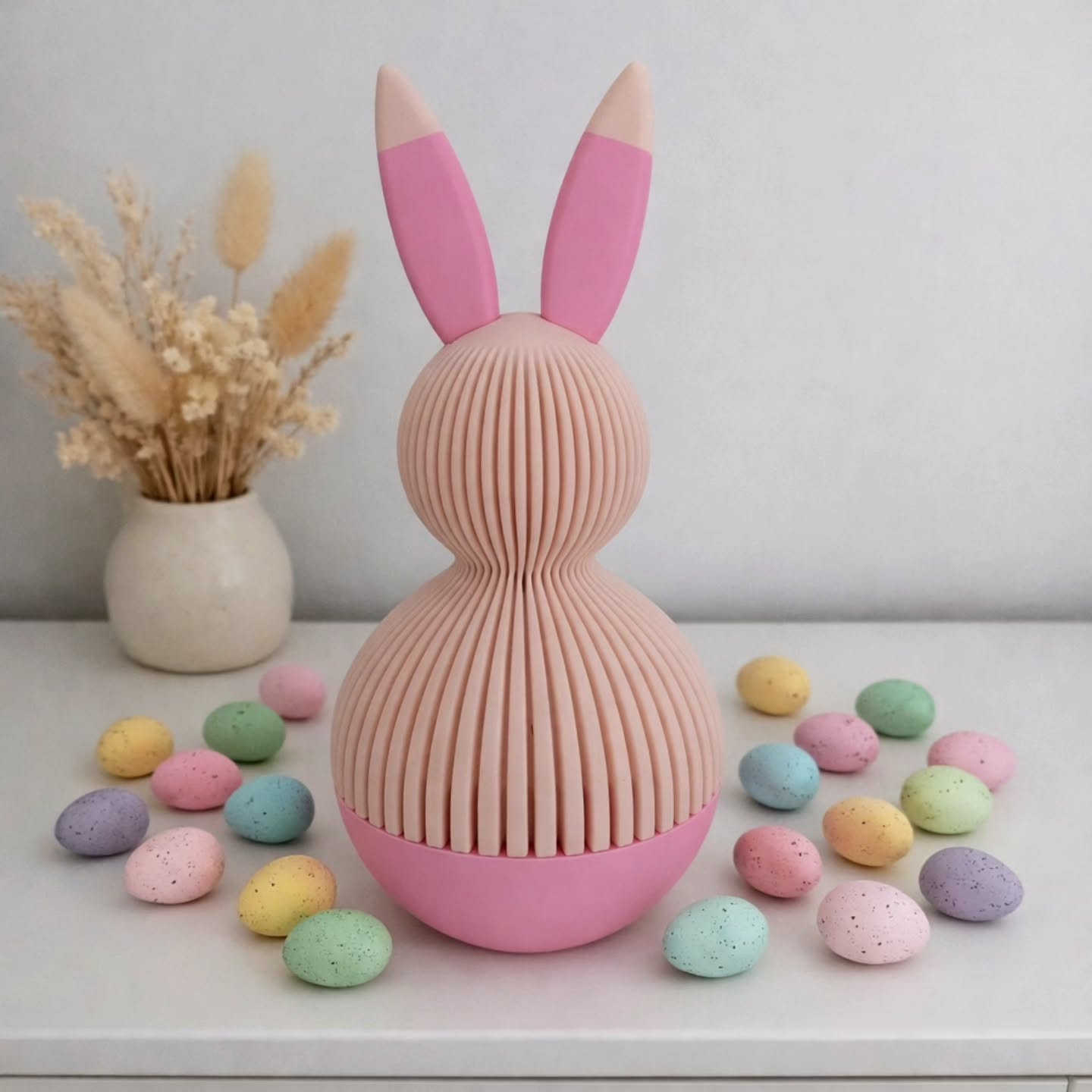 🐰🥚 3D geprint konijn met geheime opbergruimte! 🥚🐰
Dit schattige konijntje is niet alleen een leuke paasdecoratie, maar ook een echte verrassing… je kunt het namelijk openmaken! 🤍
Perfect om paaseitjes, kleine cadeautjes of geheime schatten in te bewaren. Ideaal voor op de paastafel, in de kinderkamer of als origineel cadeautje.
✨ 3D geprint
✨ Open & sluitbaar
✨ Leuk voor Pasen én daarna
✨ Origineel en herbruikbaar
Wie zou jij verrassen met dit konijntje? 🌸
#3Dprint #Paasdecoratie #paaseitjes #geschenkidee