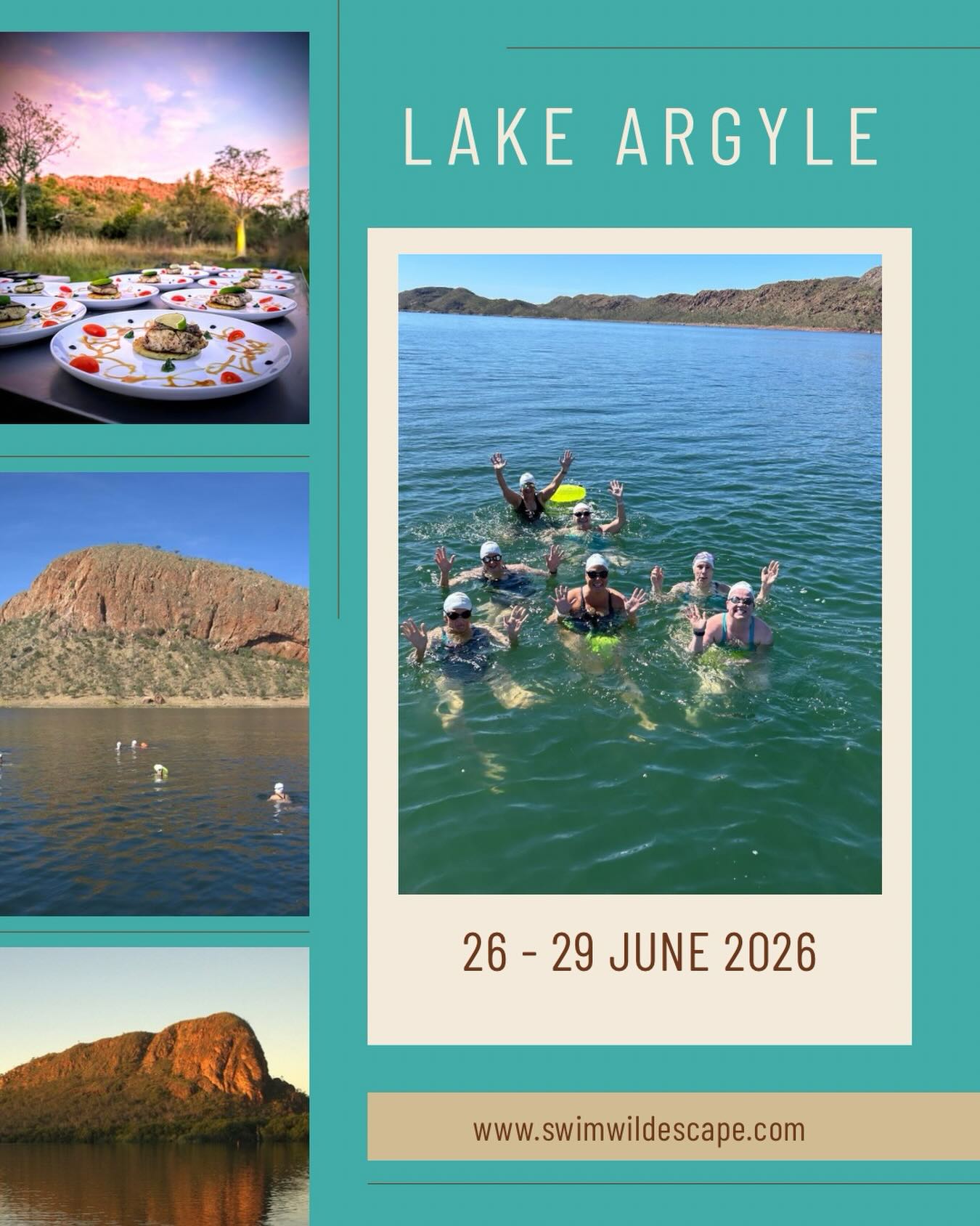 Where would you rather be?
Bookings now open!
Sunsets, vastness, remote. Camp Oven dinners, drinks and cruises. Swimming, swimming and swimming 💙
#daretoswimwild #kimberley_australia #swimmingholiday #wildswimming #lakeargyle