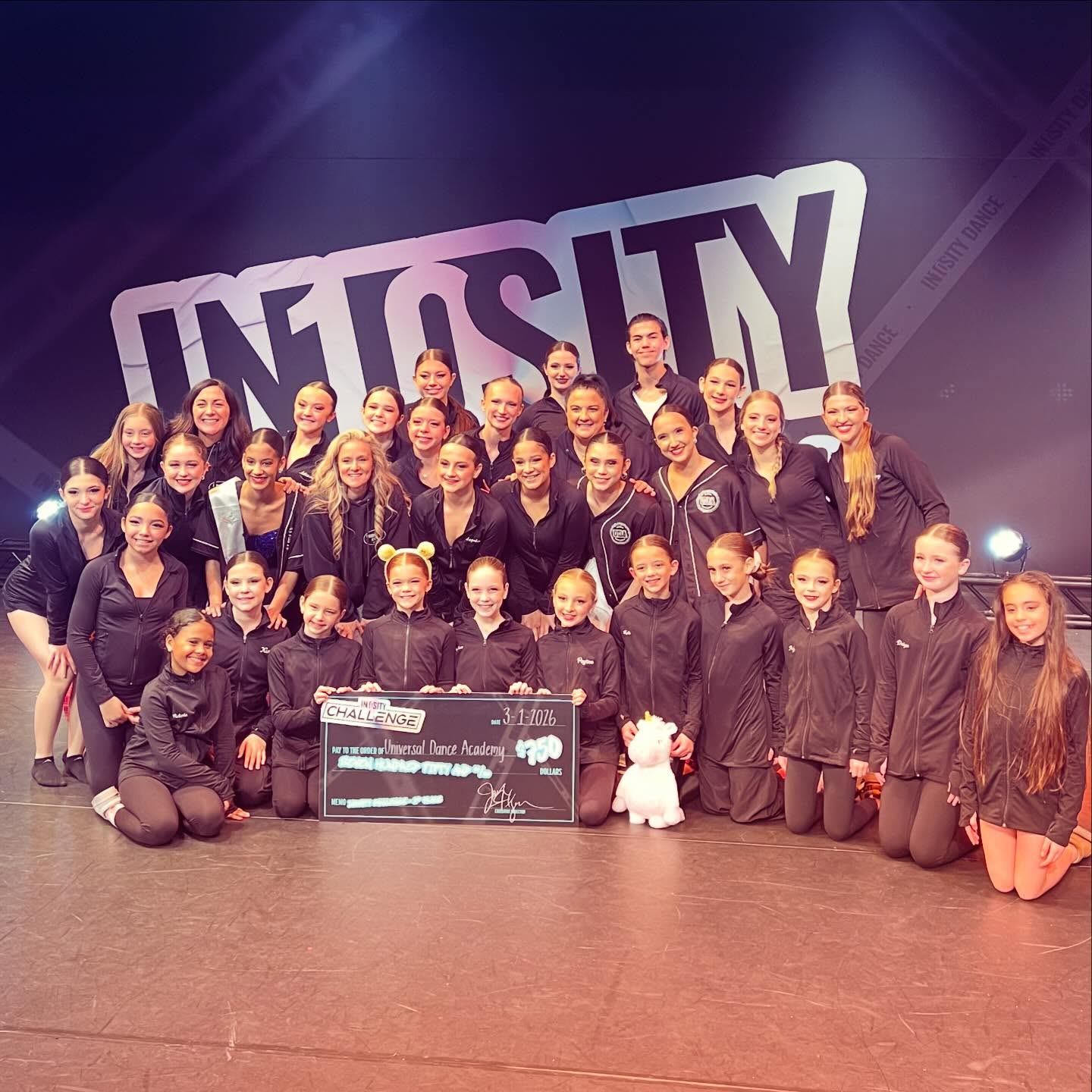 In10sity Challenge 2nd Place Winners! We were the 2nd highest scoring studio of the weekend! We couldn’t be more proud of all our dancers! It was a challenging weekend and we are very honored to be recognized for all of the hard work!❤️