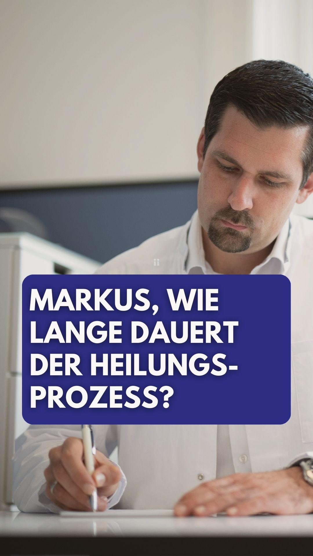 ⏳ Wie lange dauert ein Heilungsprozess wirklich?
Das hängt stark davon ab, was passiert ist und was gemacht wird.
👉 Konservativ (Physiotherapie) kann es Monate dauern.
👉 Nach Eingriffen:
klein z.B. einer Arthroskopie: ca. 2–3 Wochen plus Physiotherapie
größer z.B. einem Gelenkersatz: 2–6 Wochen plus Reha & Physiotherapie
Das Ziel bleibt immer gleich: zurück zum bestmöglichen Normalzustand, im Idealfall zu einem gesunden, belastbaren Knie.