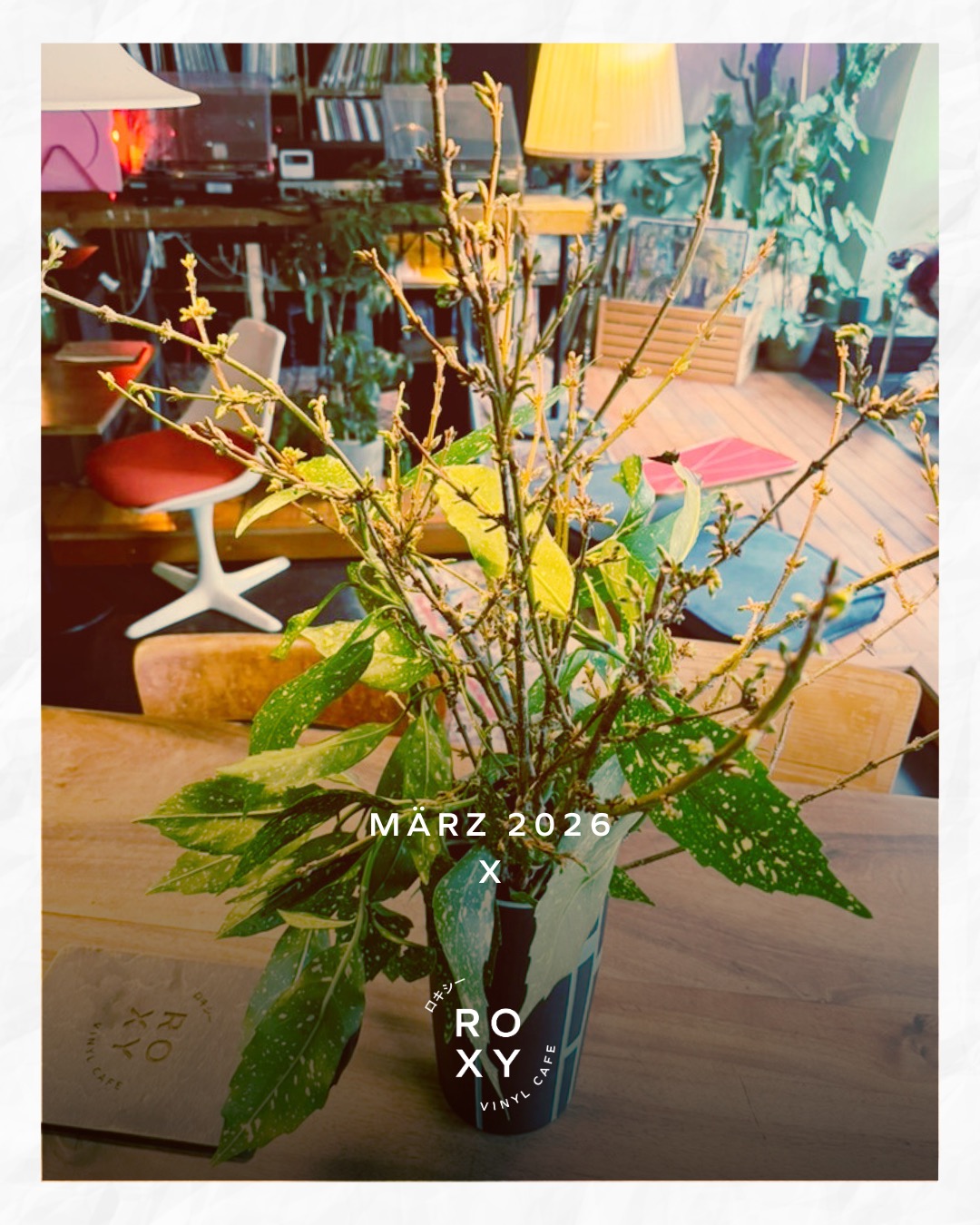 Roxy Vinyl Cafe / März 2026
Jeden Dienstag – Cocktails, Stricken & Wolle Tauschen
+
MI 04. Zine Club Winti Meetup @zine_club_ch
FR 06. Jakob Gideon @jakobgideon
SA 07. Rob Low & Ly Mavro @ly_pengg + @rob.low.music
+
DO 12. Monorecords Listening Session / Cavaliere Spruzzi @monorecordszh
FR 13. DJs FunkFu & Shoesoul @basileus0815 + @shoesoul_rhythmtime
SA 14. Donn Boogaloo @donn.boogaloo
+
MI 18. Zine Club Winti Meetup @zine_club_ch
DO 19, Roxy Selector Set Nº 11 mit Guezlibacher: Shonobi Tales - Ishikawa Goemon's Last Mission @guezlibacher
SA 21. Rijmenants @tomrijmenants
+
SA 28. Monthly mit Cavaliere Spruzzi @monorecordszh
SO 29. Roxy Sunday Live / Carolina – Singer Songwriter
Live-Konzertbuchung mit @klangkosmos
–––
Watch this post for updates…
Fine coffee, nice drinks, great music, good vibes.
#roxyvinylcafe #vinylcafe #listeningbar #vinyl #winterthur