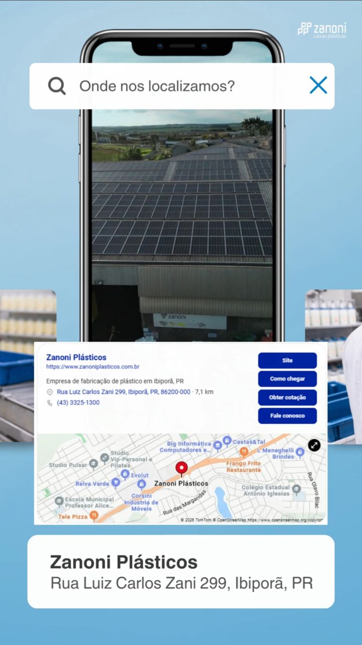 Agora ficou fácil encontrar a Zanoni Plásticos!
Se você está em Ibiporã ou região e procura qualidade, confiança e os melhores produtos em plásticos, anota aí a localização e vem direto pra cá! 🙌
🚗 Acesso fácil
📦 Grande variedade de produtos
🤝 Atendimento especializado
💰 Preço justo e qualidade garantida
Estamos prontos para atender você, sua casa ou seu negócio com tudo que precisa no segmento de plásticos.
📍 Zanoni Plásticos – Ibiporã/PR
Esperamos por você!
#ZanoniPlásticos #Ibiporã #ComércioLocal #Plásticos #IbiporãPR