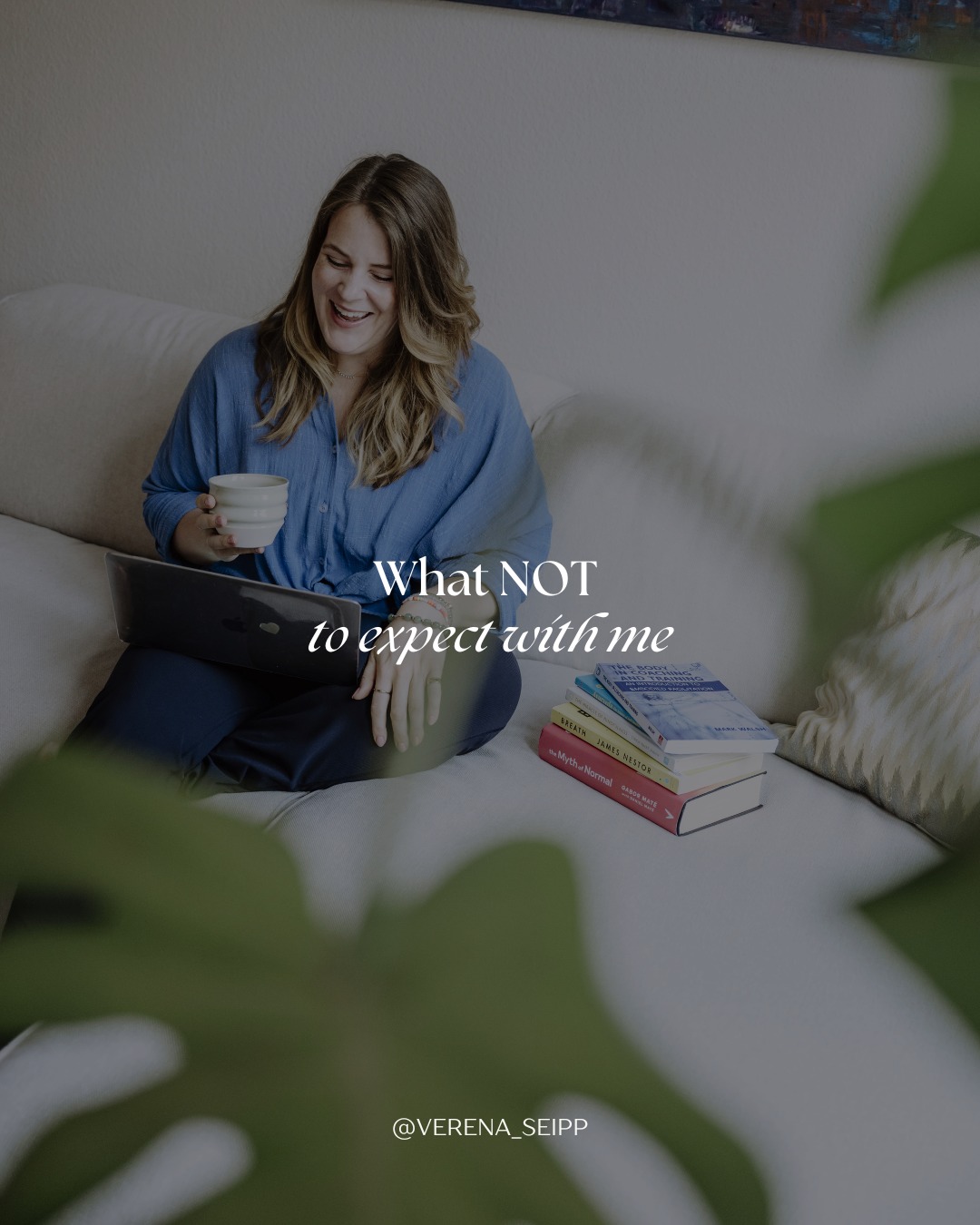 What you will NOT experience with me.
What coaching with me is not:
• about fixing yourself
• about constant action plans
• about performing growth
It is about presence, awareness, and letting the right next step emerge naturally.
💬 Want to find out more about what working with me can look like? I'd love to hear from you.