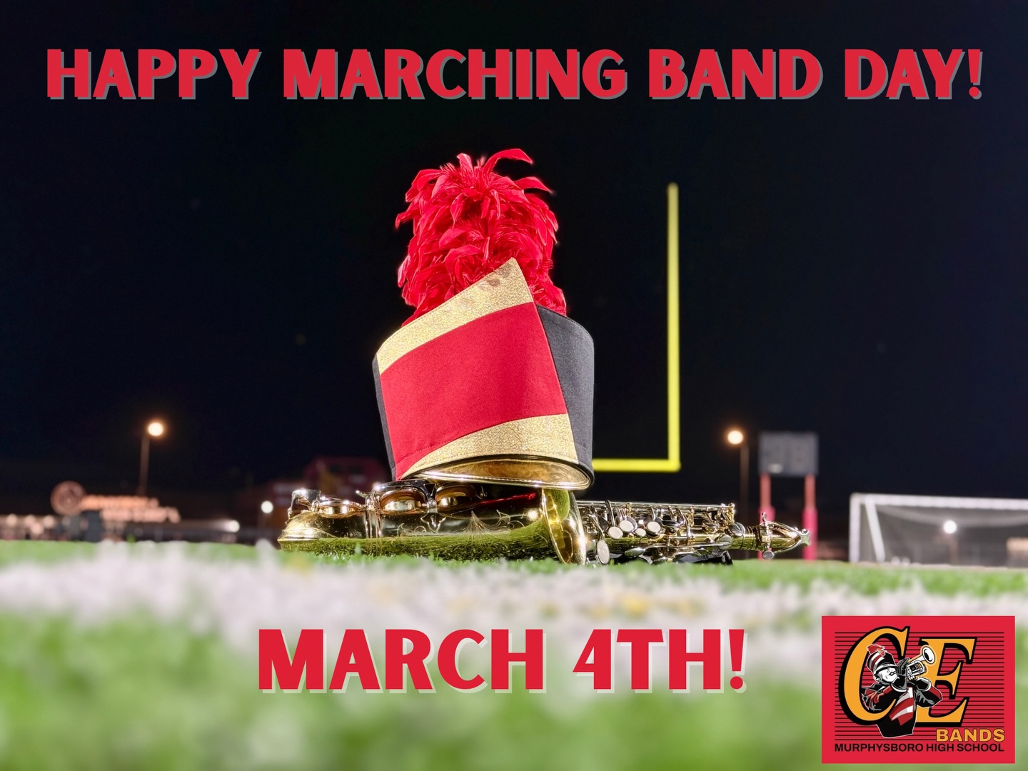 Happy Marching Band Day Crimson Express!! March 4th!
#march4th