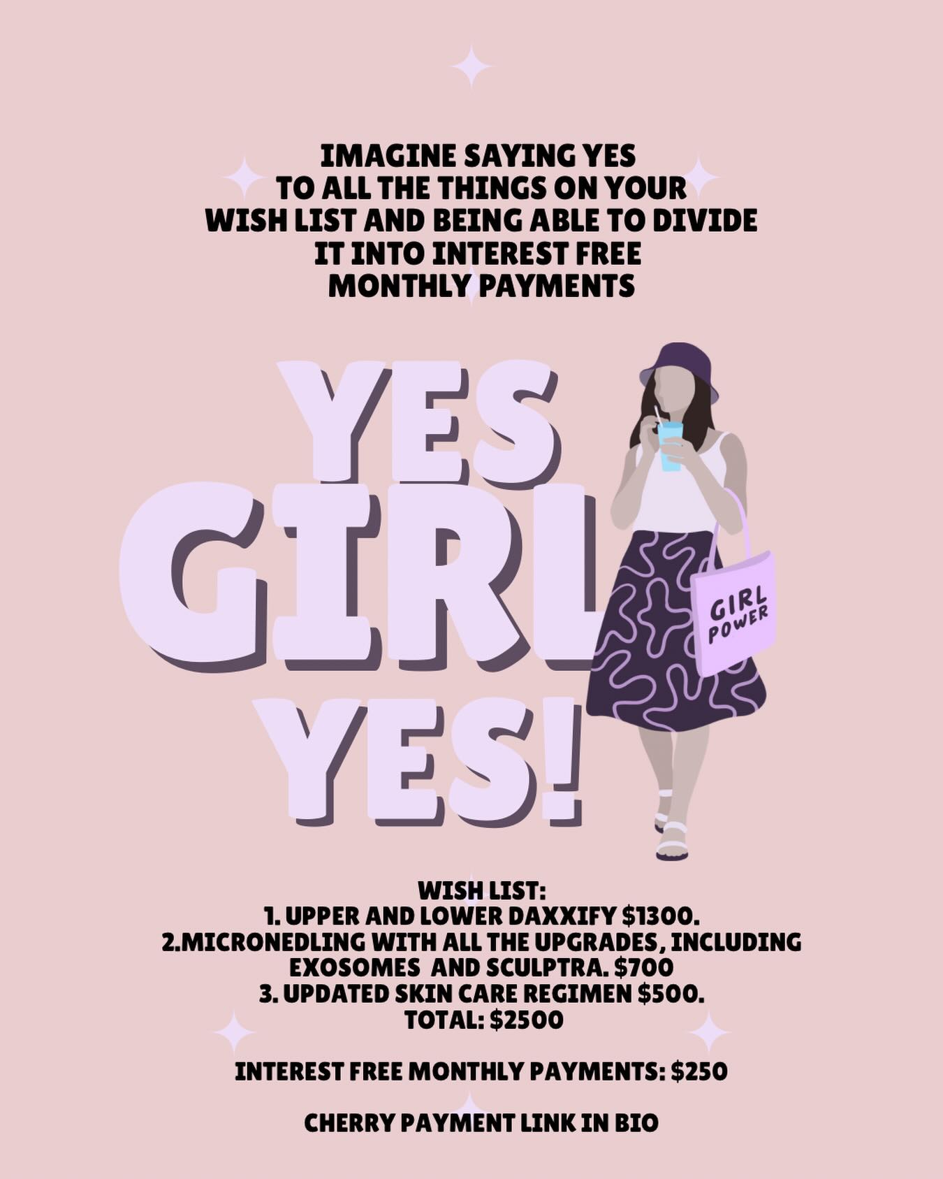 Taking care of yourself isn’t a luxury. It’s maintenance.
And sometimes… yes 😉 it’s a need.
That’s why we offer Cherry as a payment option at Shift.
Cherry allows you to:
• Get pre-approved in minutes
• Access interest-free monthly payment options
• See your options instantly
• Apply without impacting your credit score
No waiting.
No complicated financing process.
No putting yourself last.
Whether it’s weight loss support, injectables, or wellness treatments — you deserve access to care when you’re ready for it, not months later.
Investing in yourself should feel empowering and accessible.
If you’ve been putting something off, this is your sign 🤍
Ask us about Cherry at your next visit or DM us to learn more.
#ShiftStudio #WellnessWithoutWaiting #InvestInYourself #AccessibleAesthetics #CherryPayment SelfCareIsHealthcare