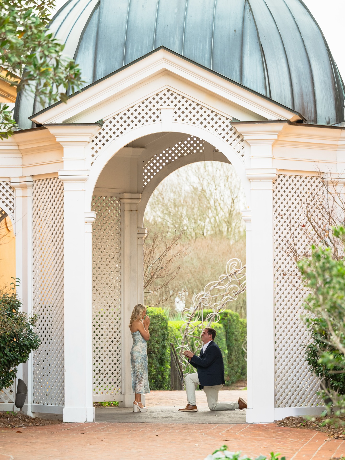 City park botanical garden is the perfect location for your proposal and engagement photos!