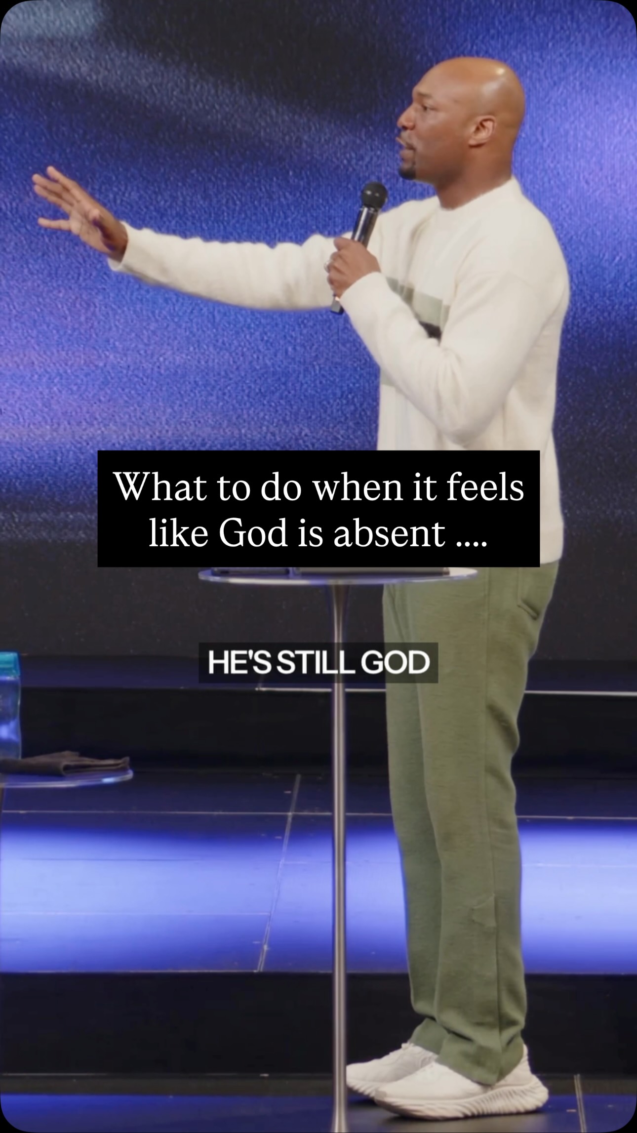 He is STILL GOD — 4 Important Words you need to hold on to ‼️
Who believes that the promise still stands… regardless of the circumstances?