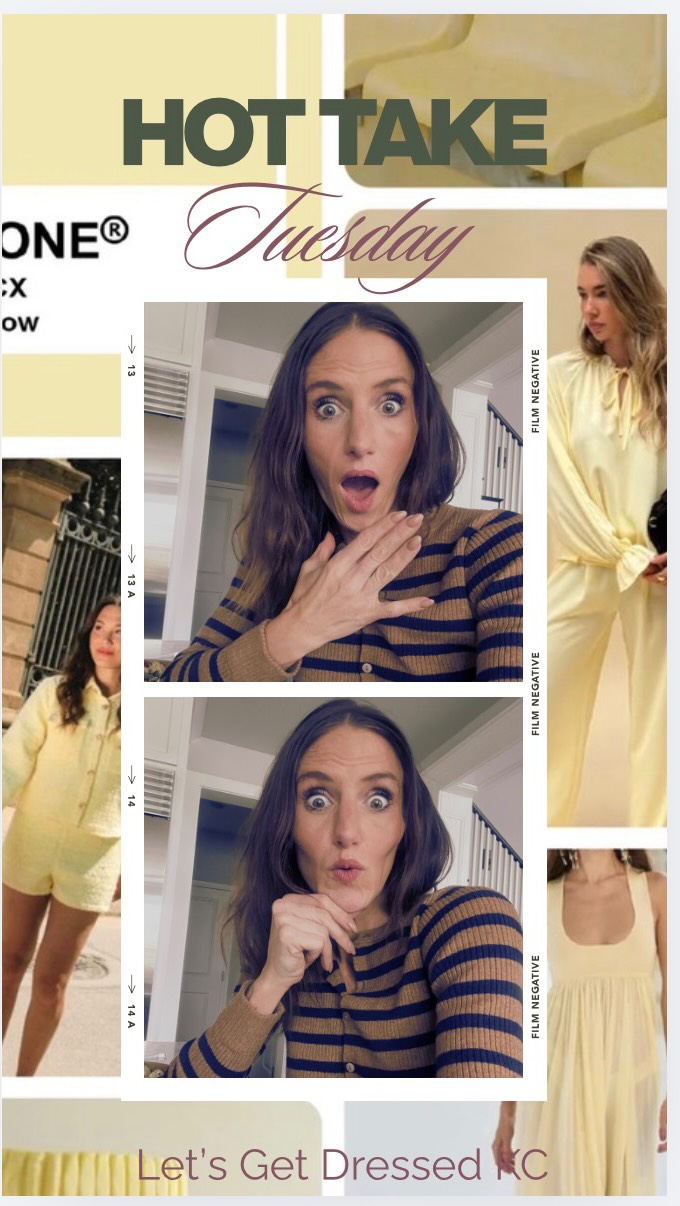 Hot Take Tuesday: weekly tough love about your closet, shopping strategy, and/or those shoes you desperately need a nudge to throw out.
THIS WEEK: the spring color trend trap to avoid.
#personalstyle #personalstylist #styletips #trending #styleinspo