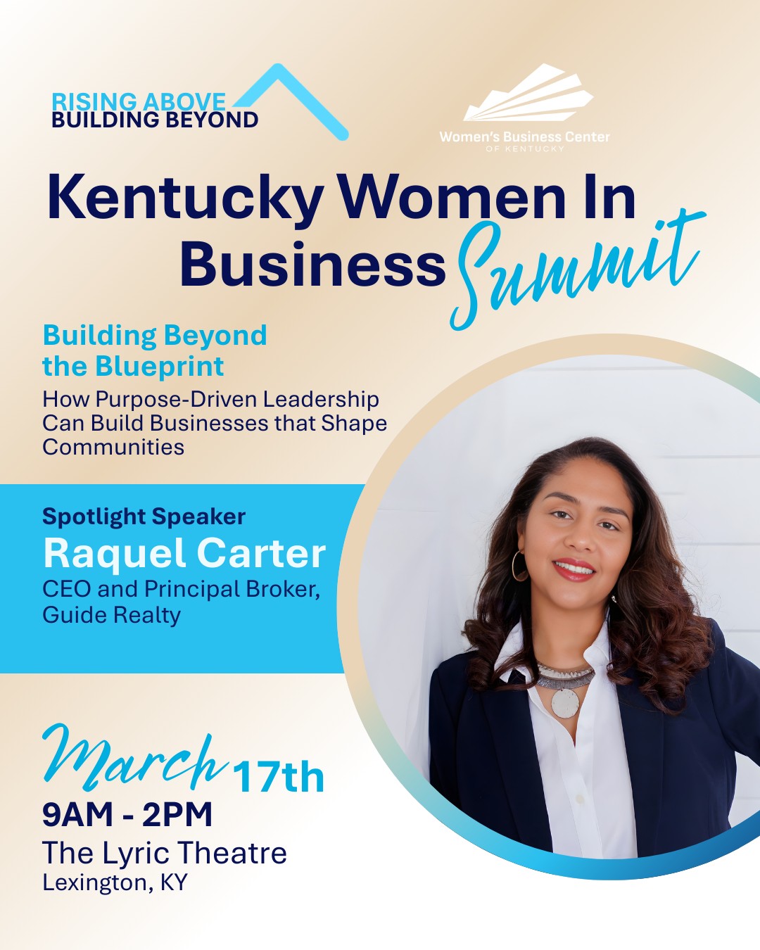 At the Women in Business Summit, Raquel E. Carter, CEO and Principal Broker of @guiderealty, invites us to explore what it means to build something bigger than what was originally imagined.
In Building Beyond the Blueprint, Raquel shares the story of growing Guide Realty from a two-person office into one of Kentucky’s largest independently-owned brokerages—while helping create thousands of homeowners across Central Kentucky. Drawing from her experience as a business owner, community leader, and housing advocate, she’ll offer insight on leadership, resilience, and expanding opportunity through entrepreneurship.
If you’re building something that impacts more than just the bottom line, this Summit is for you.
Register before tickets disappear with the link in our bio: @wbckentucky
#WBC #WomenInBusiness #WBCSummit #KentuckyBusiness