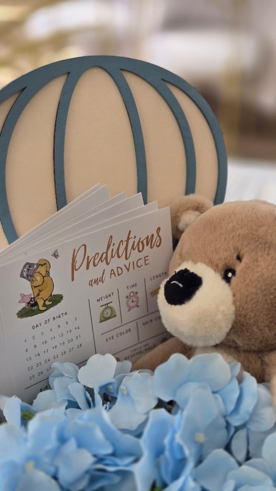 Floating into a new chapterβ¦ Celebrating a little traveler. πΆπ£π
#HotAirBalloonTheme #OurGreatestAdventure #BabyBoyLove #BlueBabyShower #travelbabyshower