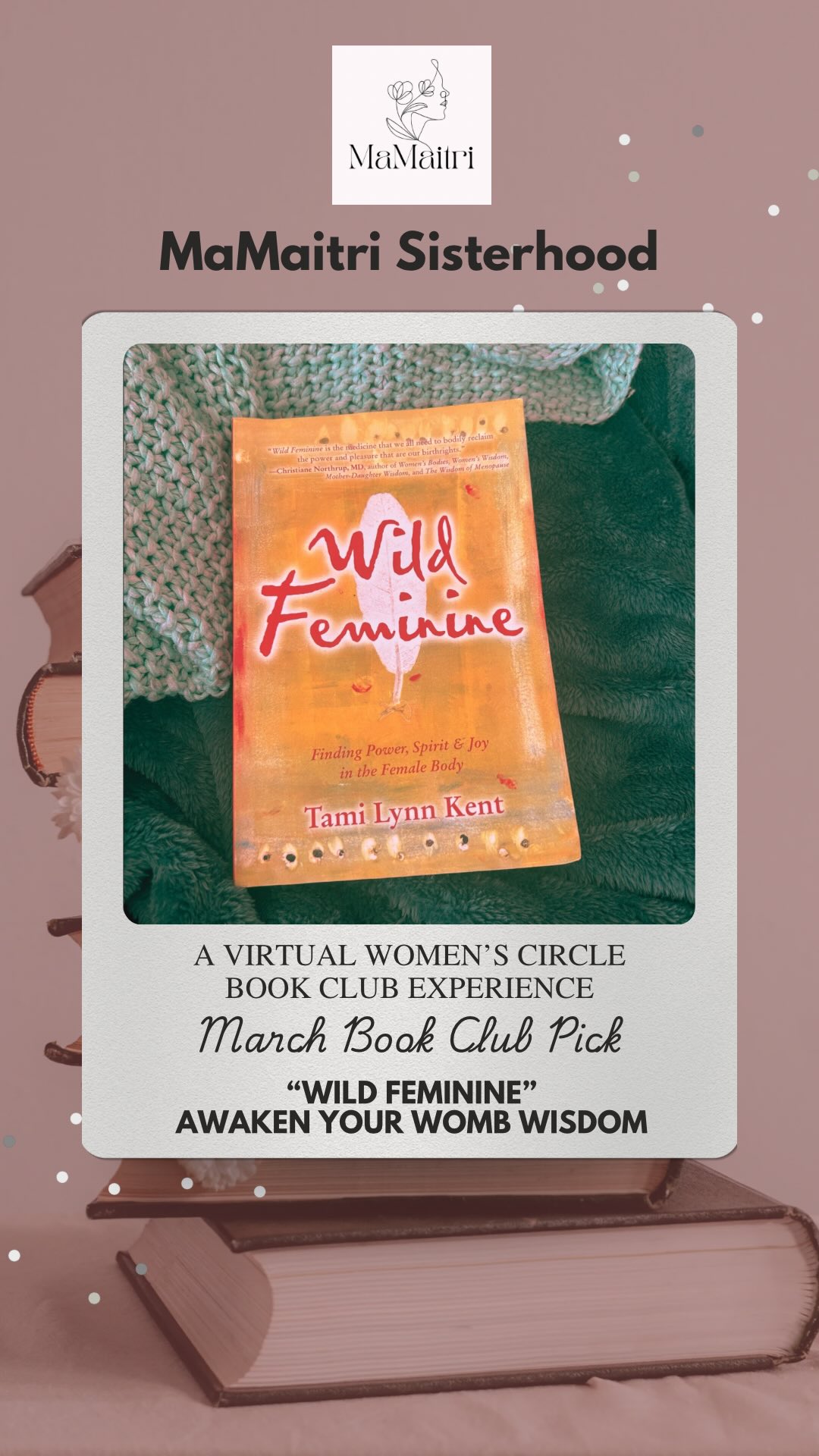 š Wild Feminine: Awaken your Womb Wisdom āØA Virtual Womenās Circle Book Club Experience
In honor of International Womenās Day & Womenās History Month, join our sacred March immersion for women ready to remember their cyclical wisdom, embodied power, and inner Creatrix.
šæ The Invitation
This is more than a book club.
It is a reclamation circle.
Throughout March, we will journey through āWild Feminineā by @tamilynnkent inside a guided virtual circle designed to help you:
⨠Reconnect to your feminine rhythm
⨠Understand hormonal & cyclical intelligence
⨠Release āgood girlā conditioning
⨠Awaken your inner Creatrix
⨠Restore nourishment & nervous system balance
⨠Embody your Wild Feminine power
This space is sacred, safe, and intimate.
š» Format & Structure
* Duration: 4 Weeks (March 1ā28)
* Live Circles: 2x 60 min sessions (March 1 & 29)
* Virtual: Zoom
* Private Community: WhatsApp Group Chat for ongoing reflection
Each week includes:
š Guided discussion of assigned chapters
š§āāļø Integration & embodiment practice
āļø Journaling prompts
šæ Somatic rituals
š« Sister circle sharing
šļø Closing meditation
š· Who This Is For
This circle is for women who:
* Feel burned out from constant doing
* Desire deeper connection to their body
* Are exploring hormone & cycle awareness
* Crave sacred sisterhood
* Want softness without losing power
š What Youāll Walk Away With
⨠Greater hormonal literacy
⨠Cycle syncing awareness
⨠Restored feminine energy
⨠Creative clarity
⨠Emotional regulation tools
⨠A deeper relationship with yourself
šŗ Investment Options
* Community Circle: Complementary for March (limited spots to preserve intimacy)
* Optional 1:1 Virtual Feminine Alignment Session: $111
This March, we are not pushing harder.
We are remembering āØ
If youāve been craving softness, sisterhood, and sacred remembrance, this is your space.
Comment āWILD FEMININEā or click the link in bio to join
š ā„ļø
#WildFeminineBookClub #MaMaitriSisterhood #SacredReadingCircle LuxuryWellnessBookClub FeminineEmbodimentReading