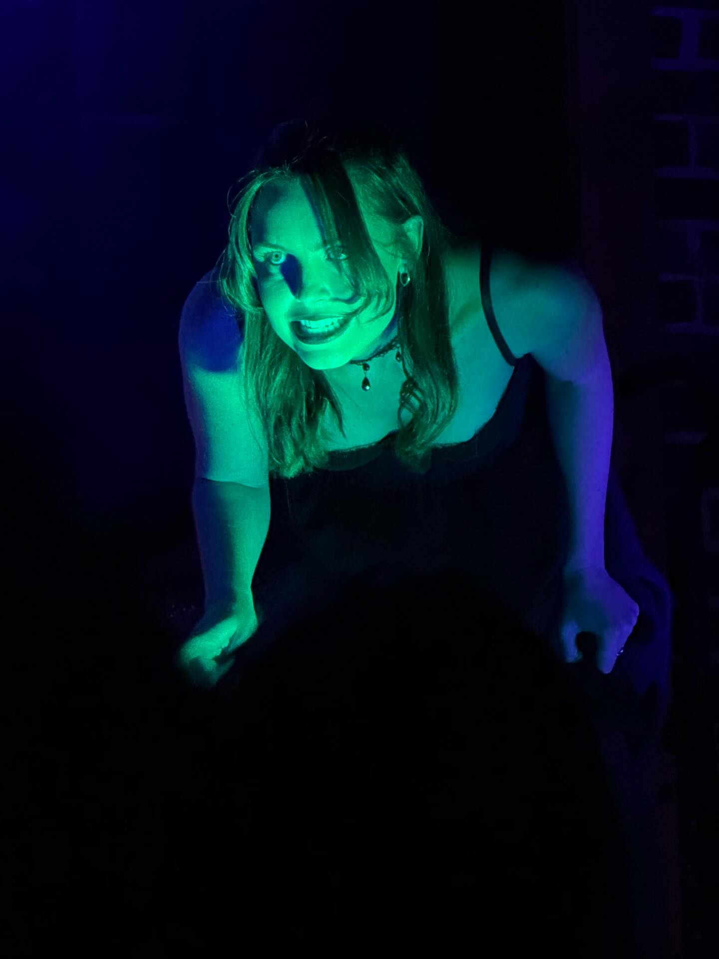 One last INTENSE picture from Maryville’s @edgarallanpoespeakeasy