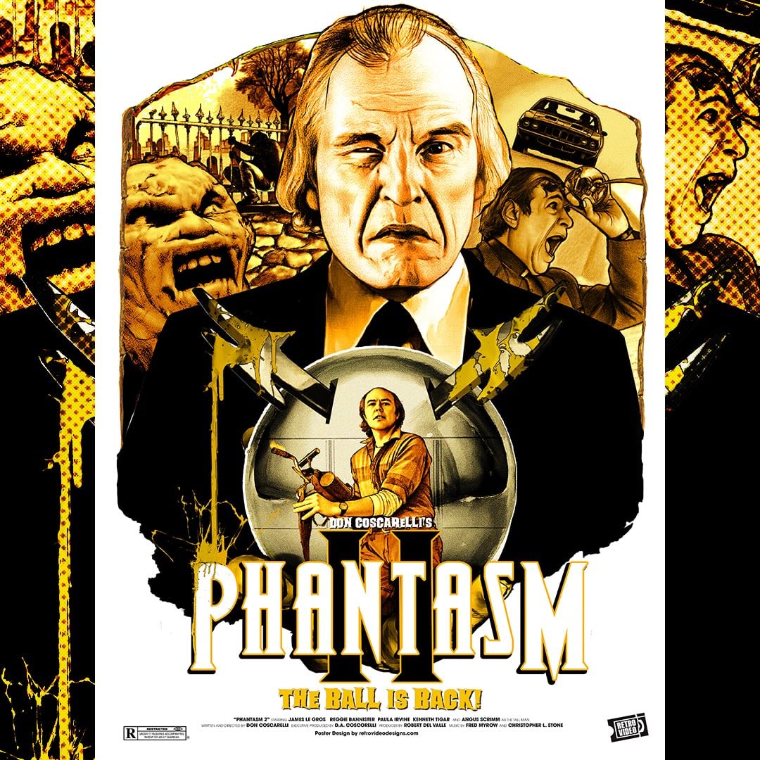 The second poster in my phantasm series with the with the most bad ass horror action hero from the 80’s Reggie front and centre. @davidhartmanart @glorialynnehenry @don_coscarelli @phantasmmovies @gigibannister @amichaelbaldwin @billythornbury @ruemorguemag @fangoria @horrorramacanada @officialhomeofhorror #phantasm #phantasm3 #horrorhags @scottyrascal @frightrags @texasfrightmareweekend @exhumedfilms @shockstockcanada @horrorscopemagazine @deliriummagazine @screamhorrormag @dropmagofficial @horrorcurated @diaboliquemagazine @shout_studios @trick_or_treat_studios @phantasmagpress @phantasmpod @phantasm_exhumed_books