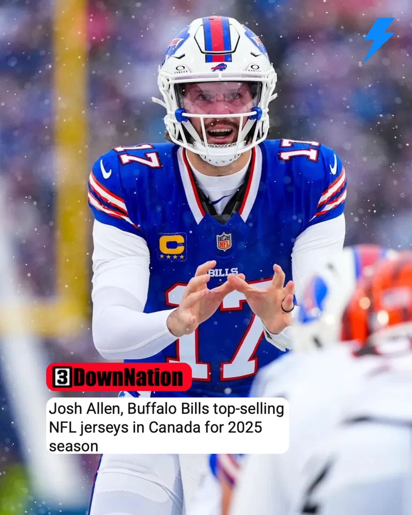 Canadian NFL fans are making their voices heard!
Josh Allen and the Bills are 2025’s top selling NFL jerseys in Canada.
It’s a great time to be an NFL fan in Canada and we appreciate the opportunity to help the league share its stories.