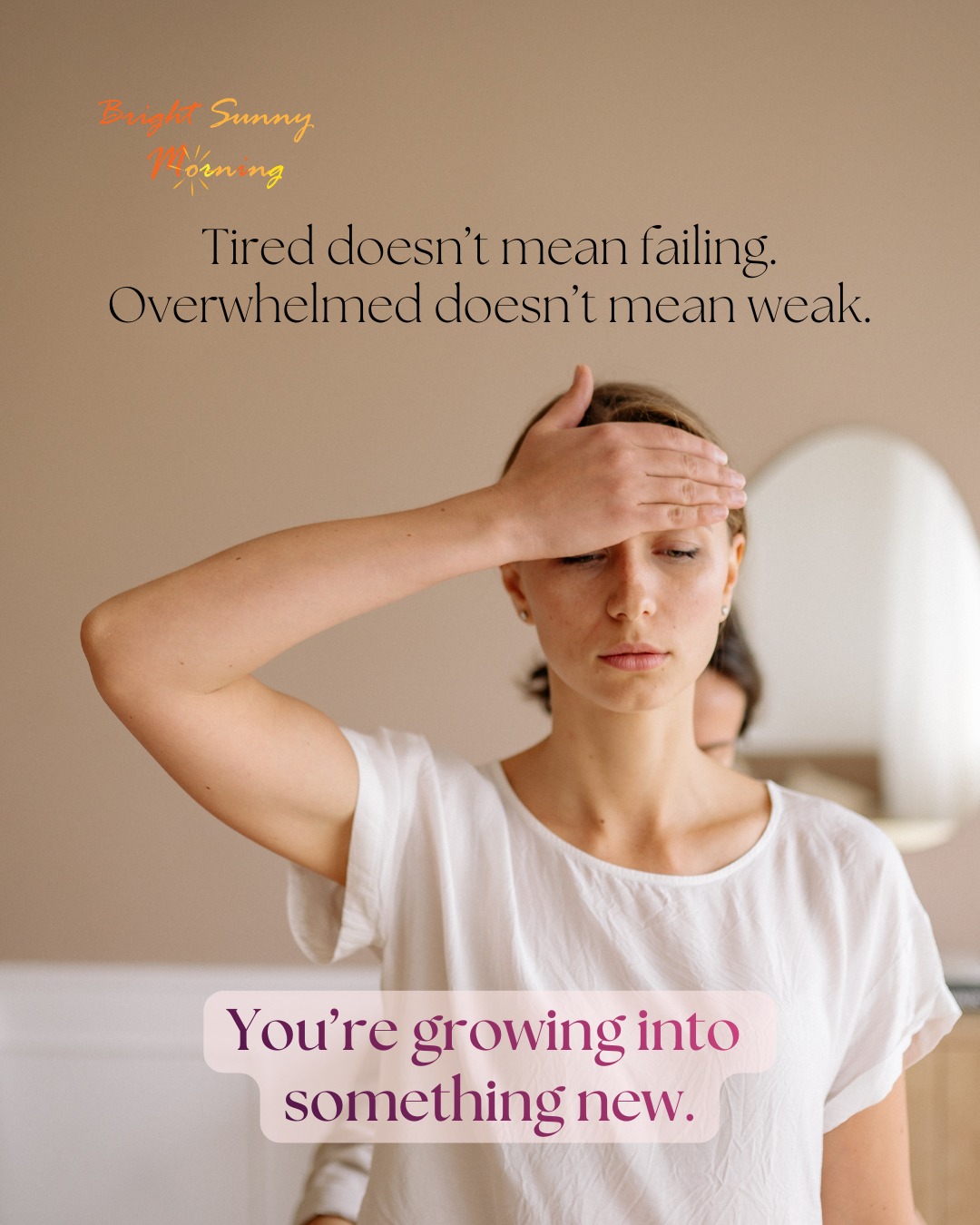 Tired doesn’t mean failing.
Overwhelmed doesn’t mean weak.
You’re growing into something new.✨🌞🌟
#growthjourney #becoming #personalgrowth #personaldevelopment #growthmindset