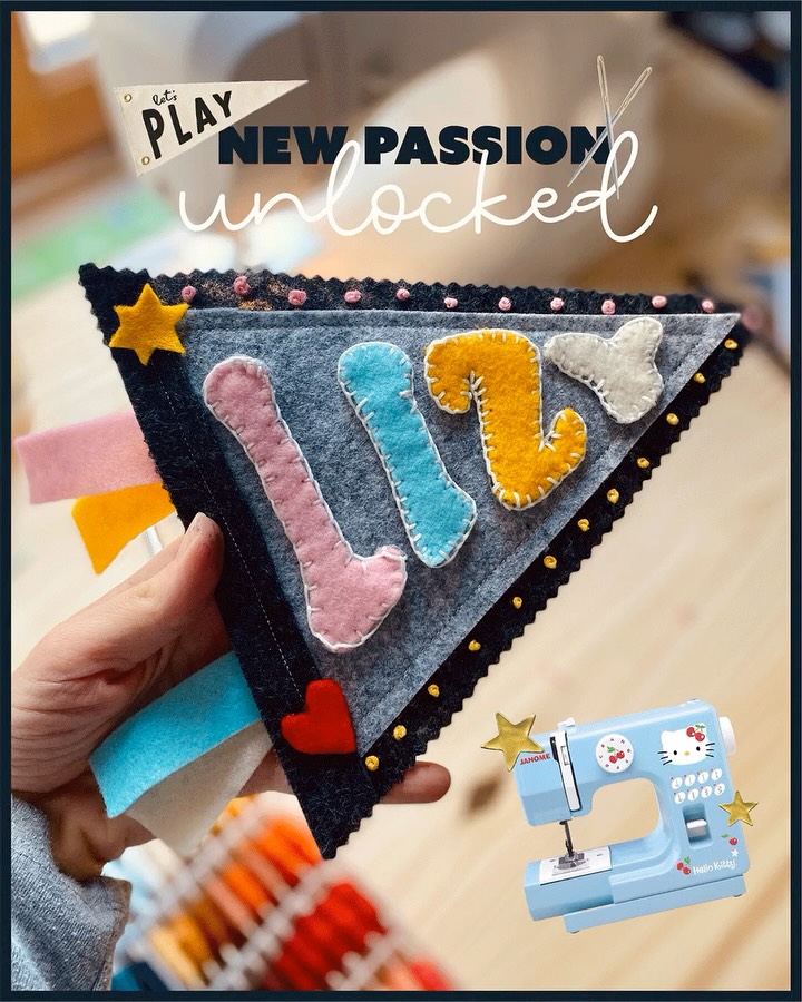 Creative hands, same designer mind…
Even when I step away from the screen, I’m still thinking about colors, shapes, and tiny details.
Lately, that creativity has been turning into handmade felt pennants — a slow, cozy little hobby I’ve been loving 🧵
Love,
Nani
#handmade #feltcraft #creativeprocess
