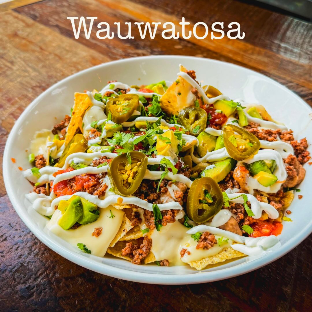 Are you hungry?
✨EXPLORIUM FOOD SPECIALS✨
Feb 4 - Mar 10
EXPLORIUM WAUWATOSA
CLASSIC NACHOS
Tortilla chips topped with pinto beans, white queso, ground beef, red salsa, avocado, jalapeños, cilantro and sour cream. 15
🍺Pair with: Snowbird NEIPA
_____
EXPLORIUM THIRD WARD
BOURBON BACON CHEESEBURGER
Bourbon glazed beef patty, bacon fig jam, sweet peppered bacon, raclette cheese served on a warm pretzel bun with a side of sweet potato fries. 19
🍺Pair with: Swiss Holzfass Lager
_____
EXPLORIUM BREWPUB GREENDALE
MEDITERRANEAN WRAP
House made hummus, fresh spinach, a Greek cucumber salad, banana peppers and feta. Served with thick steak fries tossed in za’atar seasoning and a side of roasted red pepper aioli. Add a protein for an upcharge. 14
🍺Pair with: Crocus Polish Lager
#ExploriumBrew #ExploreTasteDiscover #MilwaukeeEats #MKEEats #MilwaukeeFoodie SupportLocalMKE