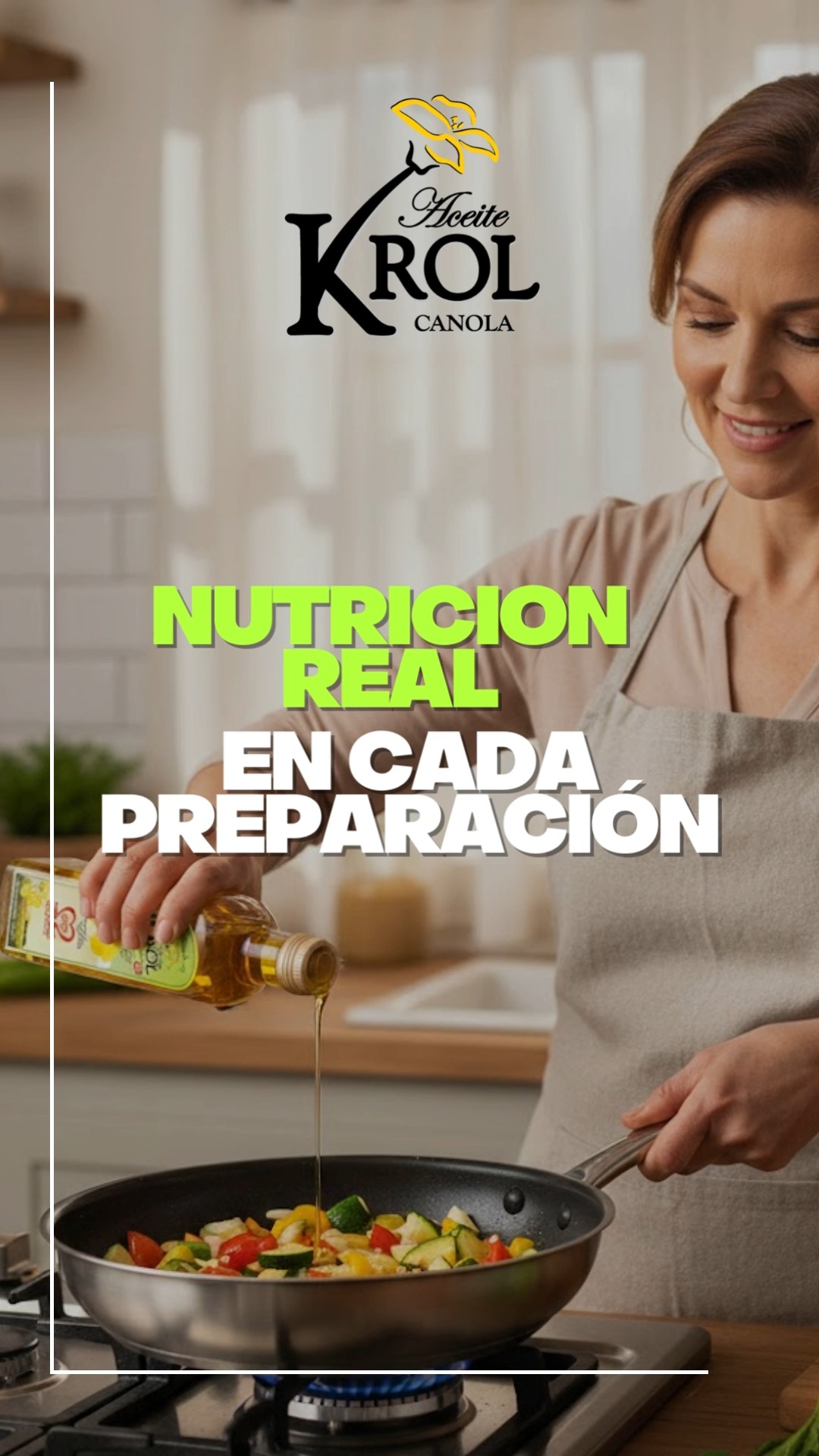 Cuando decimos virgen… es virgen de verdad 😉
Sin refinados.
Sin procesos agresivos.
Sin perder lo que realmente importa.
💛 Aceite de canola
💛 Omega 3, 6 y 9
💛 Prensado en frío
Porque en la cocina, lo auténtico se nota.
Y la calidad… también.
KROL. Nutrición real en cada preparación.
#KROL #AceiteDeCanola #VirgenDeVerdad #PrensadoEnFrio #Omega369 #CocinaInteligente #SinTACC