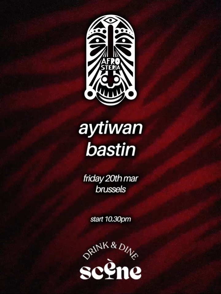 Back to where it all started 🖤
On March 20, Afrosteria returns to @scene.bxl with the duo that launched our very first edition.
@bastin_music & @aytiwanmusic — deep Afro House & Afro Tech grooves, hypnotic rhythms and that intimate dancefloor energy you’ve come to expect.
The first gatherings showed us what happens when this room fills with the right people and the right music.
If you know, you know.
If not, this is your chance.
🎟️ Tickets available
⚠️ Limited capacity
📍 Scène Bar, Brussels
🗓️ March 20
#Afrosteria #AfroHouse #AfroTech #BrusselsNightlife #UndergroundVibes