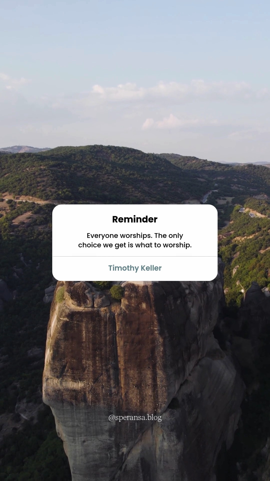 From: "Preaching"
- Timothy Keller
Follow @speransa.blog for biblical insights