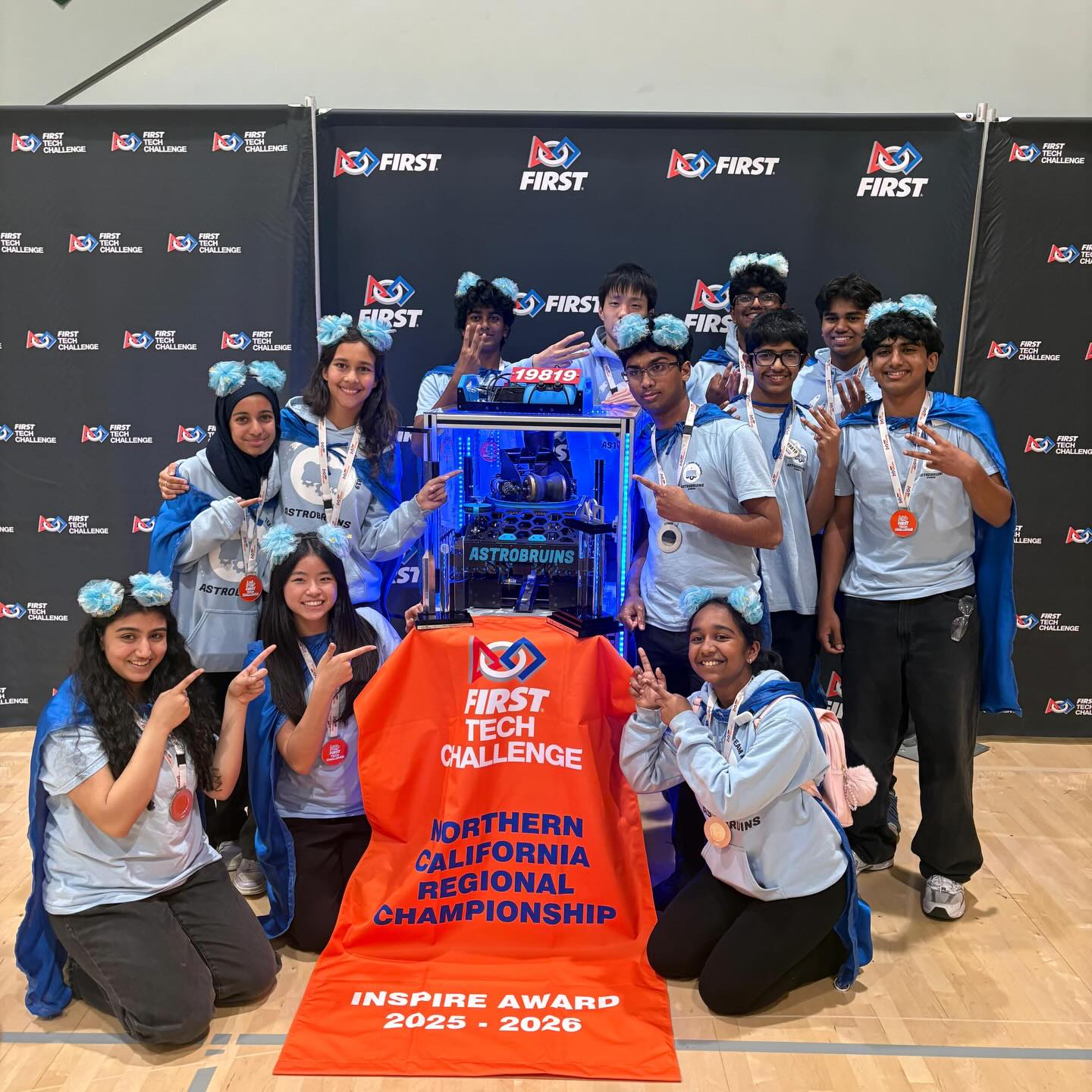 Inspire 1st + Division Finalists 🐻🥇
The Decode '26 was nothing short of out of this world! Thank you so much to @norcalftc for hosting an unforgettable regionals, our alliance partner @mset6165 for an amazing playoffs, and of course everyone we who we met and supported us along the way. We could not have done it without you.
Back to Back to Back, we can't wait to see everyone at Worlds! Go Astro! 🚀