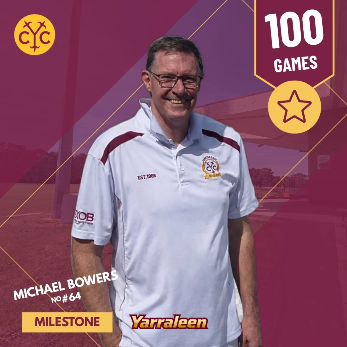 🏅 YARRALEEN MILESTONES 🏅
Three massive milestones to celebrate, with some serious impact players continuing to leave their mark on Yarraleen.
M. Bowers has brought up his 100th game - a tremendous servant of the club since arriving a decade ago. A phenomenal cricketer who has amassed a remarkable 2,500 runs at 40 and claimed 133 wickets at 13.71, his contribution across both bat and ball has been nothing short of elite.
Xavier celebrates his 50th game, and what a talent he is. One of the most outstanding young men at the club, with a cricketing career that mirrors his attitude. With express pace rarely seen before in maroon, the sky is the limit for what he’ll achieve with the Yarras.
Sam claims his 100th wicket — and honestly, enough has been said about this man already. At just 23 years of age, he is firmly on track to go down as one of the greatest to ever pull on the mighty maroon for Yarraleen.
Huge achievements from three huge contributors.
Go Yarras! 🏏