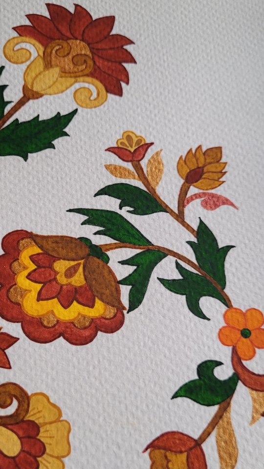 ❤️✨
#floraldesign #indianfloral #textiledesign #traditionalfloral