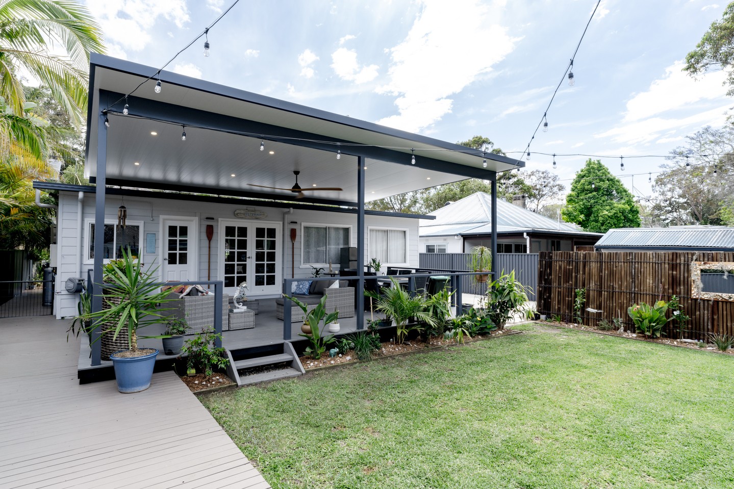 Meet the Flyover Pergola ☀️
When your back deck needs shade, this is where we start. It's the straight-forward solution (quite literally!) for creating a back patio or covering a deck.
Supremely practical and far more cost efficient than a home extension, the flyover pergola attaches to and extends from your existing roof, either sloping in the same direction as your roof, or in this case, in the opposite direction - which we call a 'Reverse Flyover'.
Our insulated roofing by @Versiclad looks much more like a regular ceiling and blocks the intensity of the sun's heat, so no more baking under the tin roof like the 90's!
Ready to make it happen? We're installing insulated pergolas across Sydney, so give Life Outdoors a buzz on 0414 415 238 to book in a free quote!
Chat soon!
